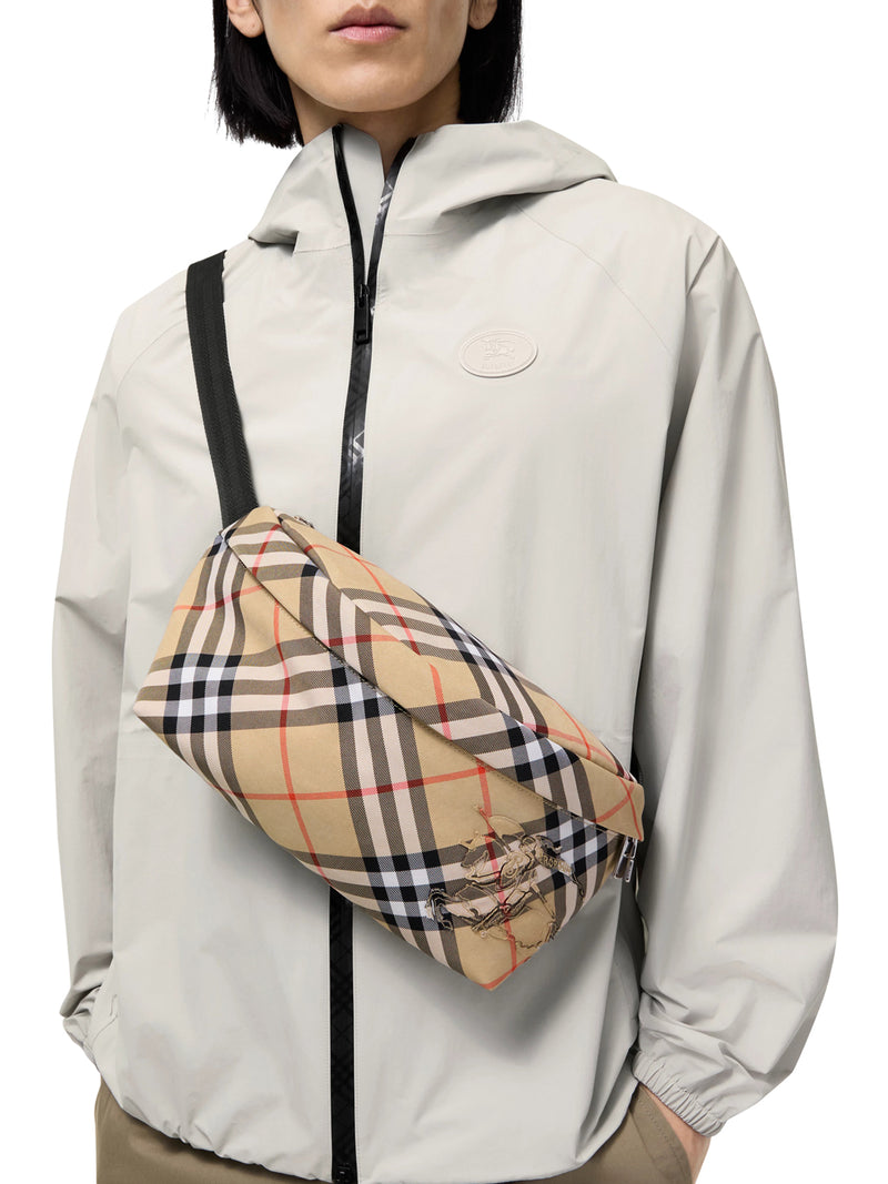 Burberry Men Nylon Bag With Ekd Logo BURBERRY