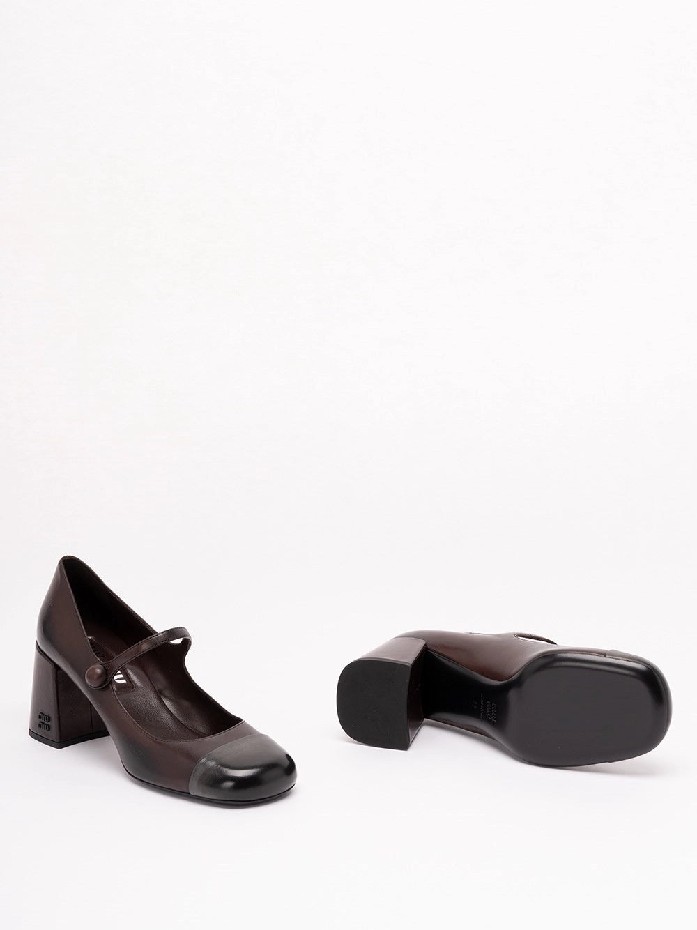 Miu Miu Women Leather Bicolor Pump MIU MIU