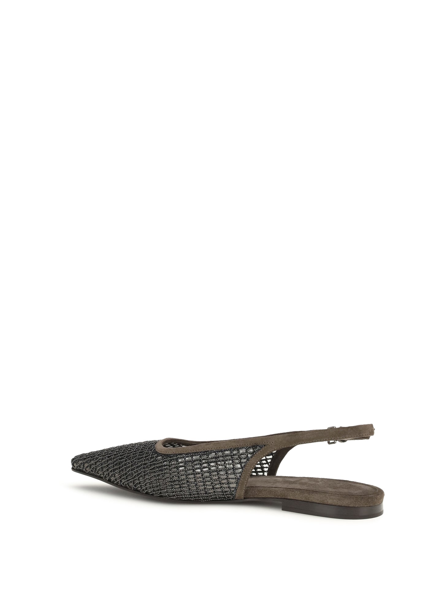 Brunello Cucinelli Women Pointed Slingback Ballerinas BRUNELLO CUCINELLI