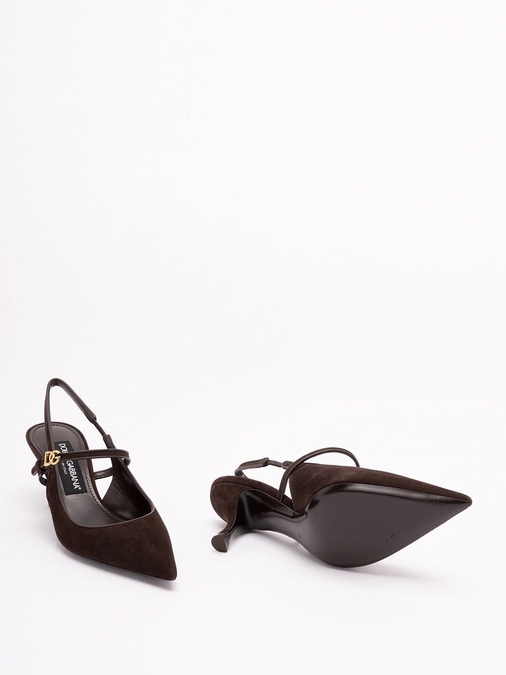 Dolce & Gabbana Women Suede Slingback DOLCE & GABBANA
