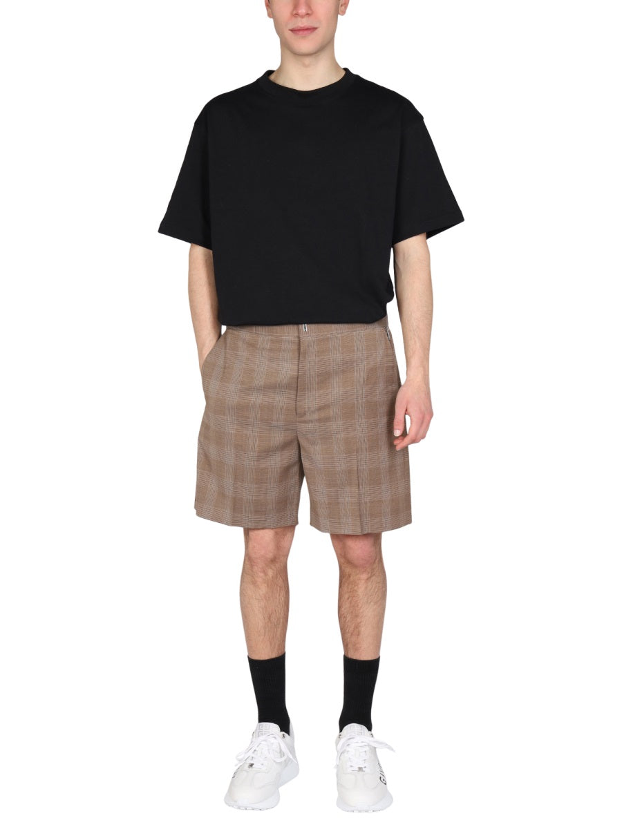 Givenchy Men Prince Of Wales Pattern Bermuda GIVENCHY