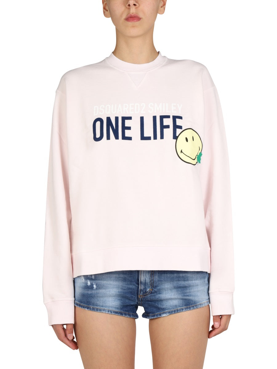 Dsquared Women Logo Print Sweatshirt DSQUARED2