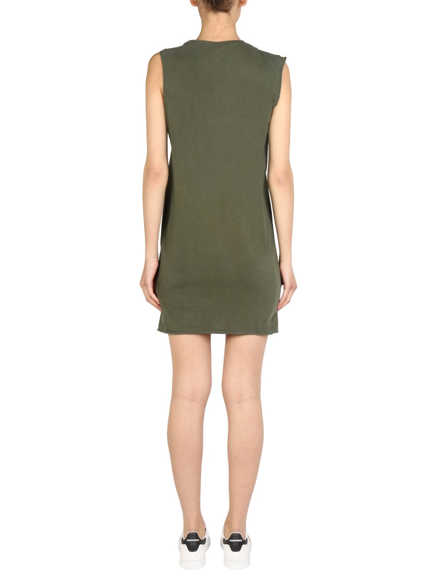 Dsquared Women Mini Round Neckline Dress DSQUARED2