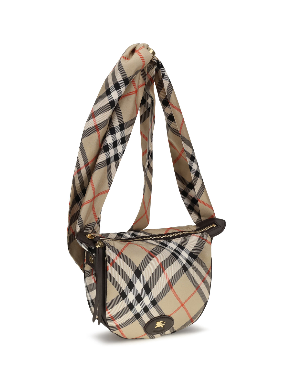 Burberry Women Ribbon Silk Twill Shoulder Bag