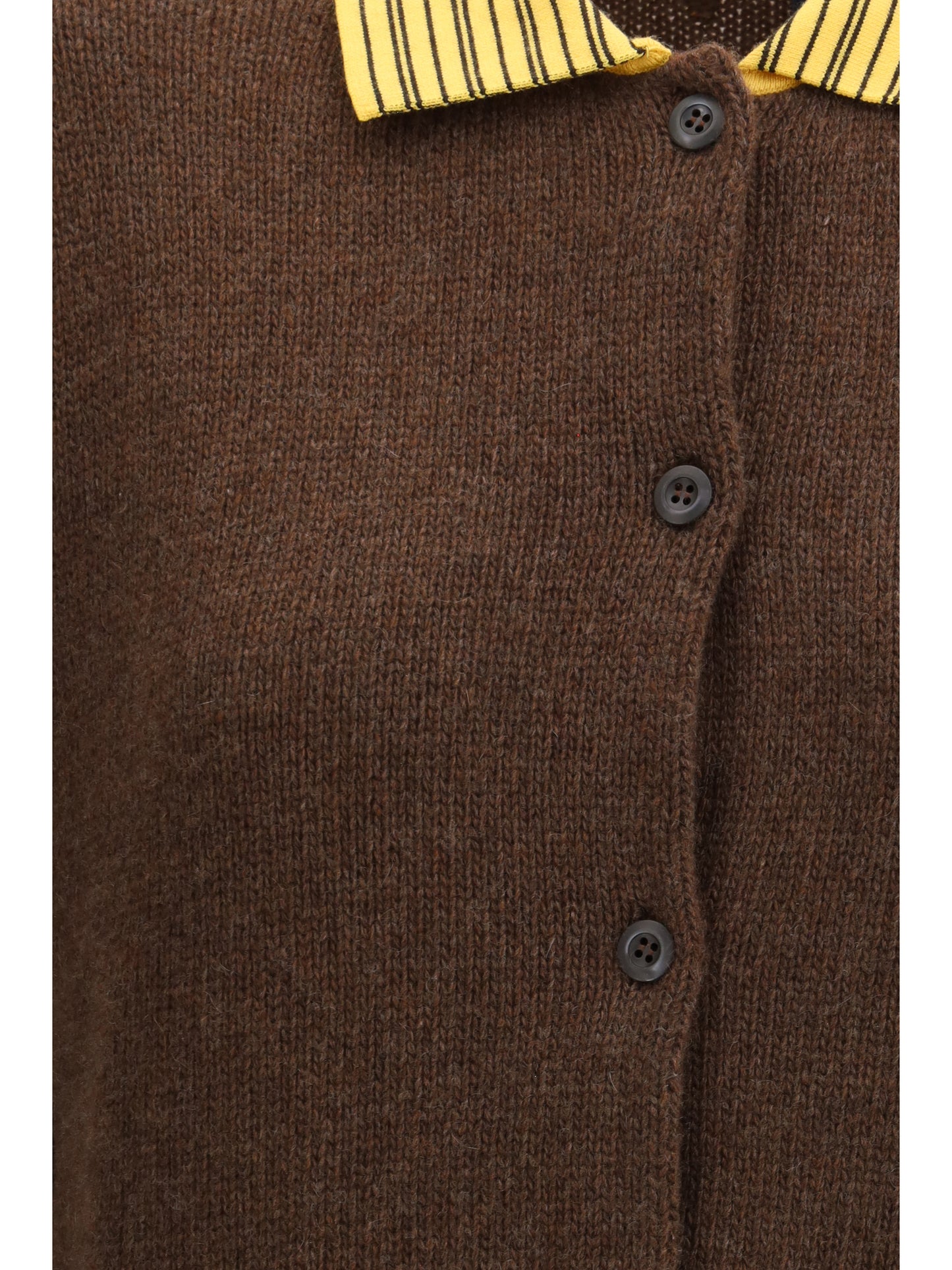 Prada Women Sweater With A Classic Collar And Front Button Fastening PRADA
