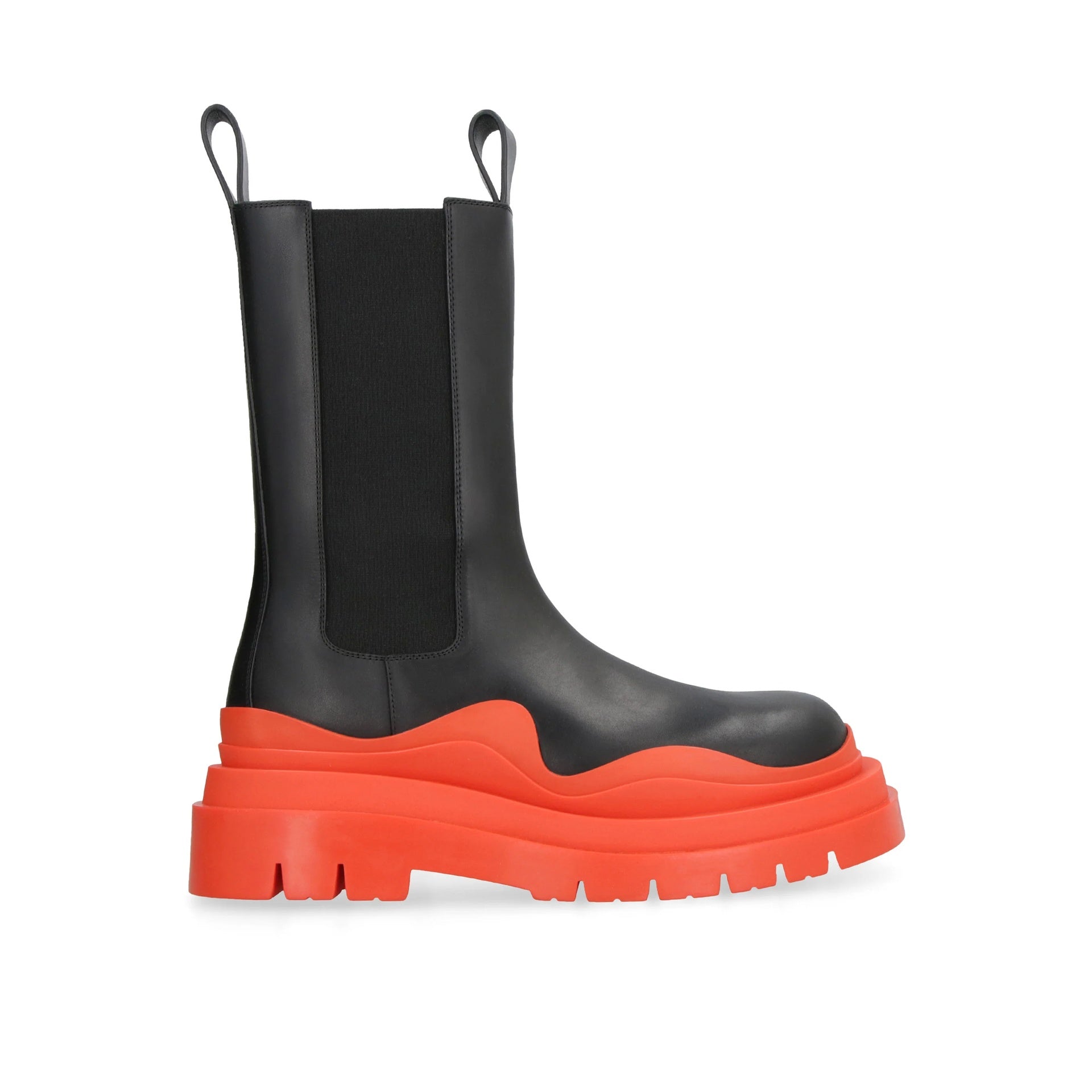 Bottega Veneta Leather Tire Boots Women BOTTEGA VENETA