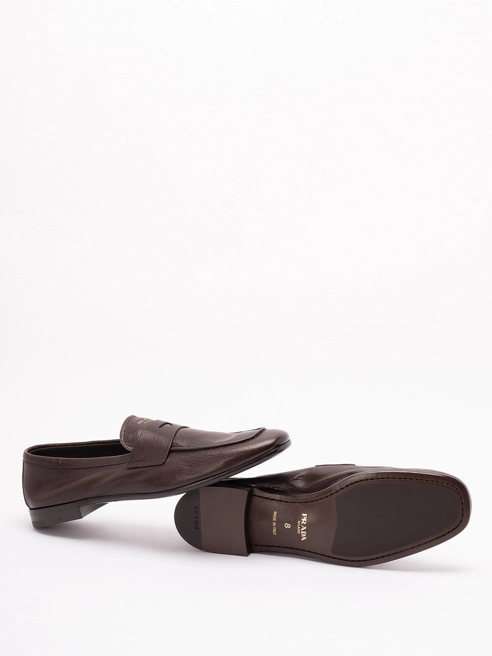 Prada Men Leather Loafers PRADA