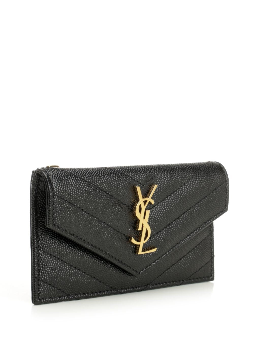 Saint Laurent Women Card Holder "Fragments Cassandre" SAINT LAURENT