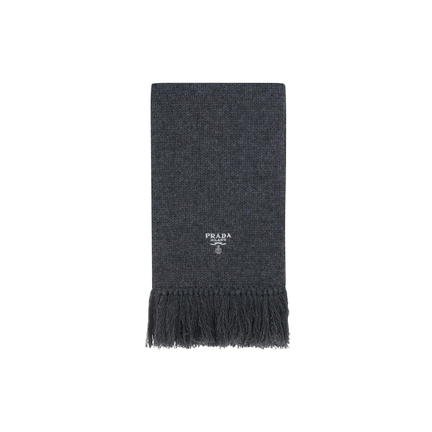 Prada Cashmere Logo Scarf Men PRADA