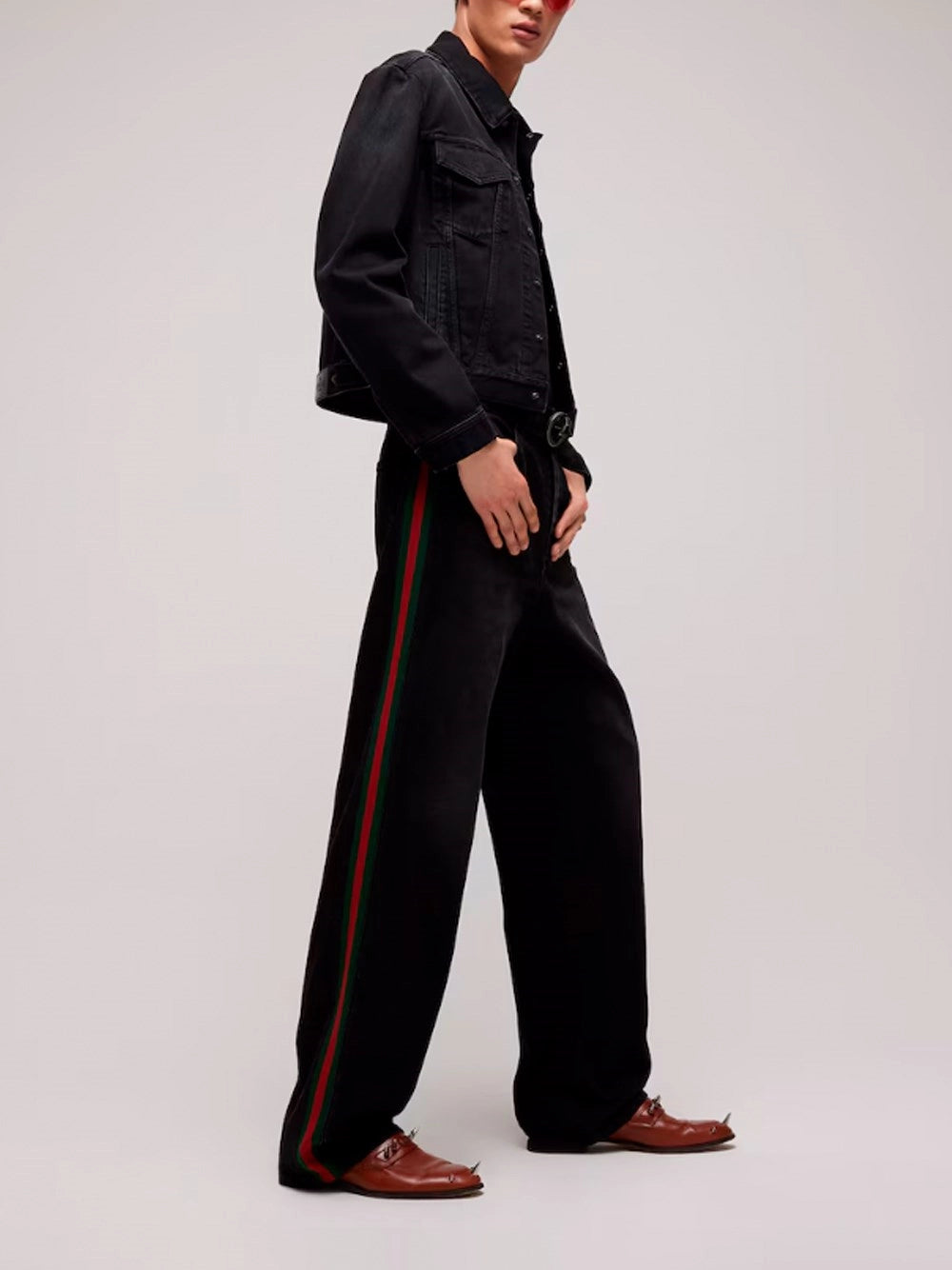 Gucci Men Denim Baggy Pants GUCCI