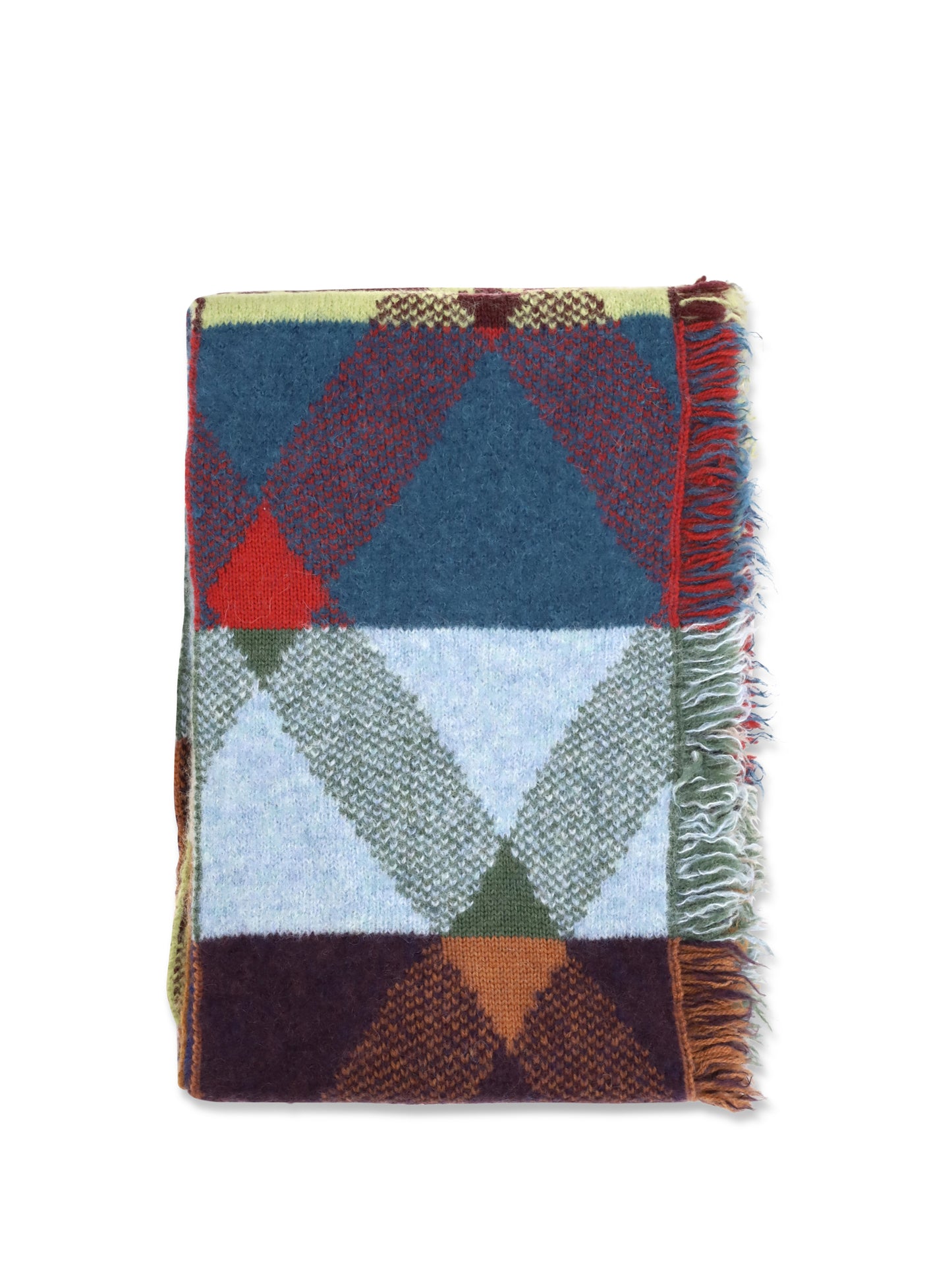 Dries Van Noten Men Mixed Print Fringed Scarf DRIES VAN NOTEN