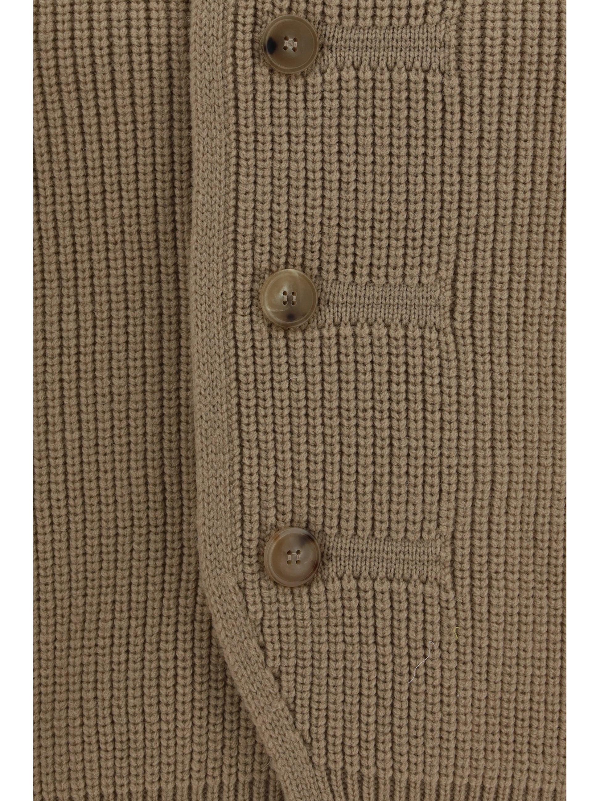 Dries Van Noten Men Buttoned High-Neck Cardigan DRIES VAN NOTEN