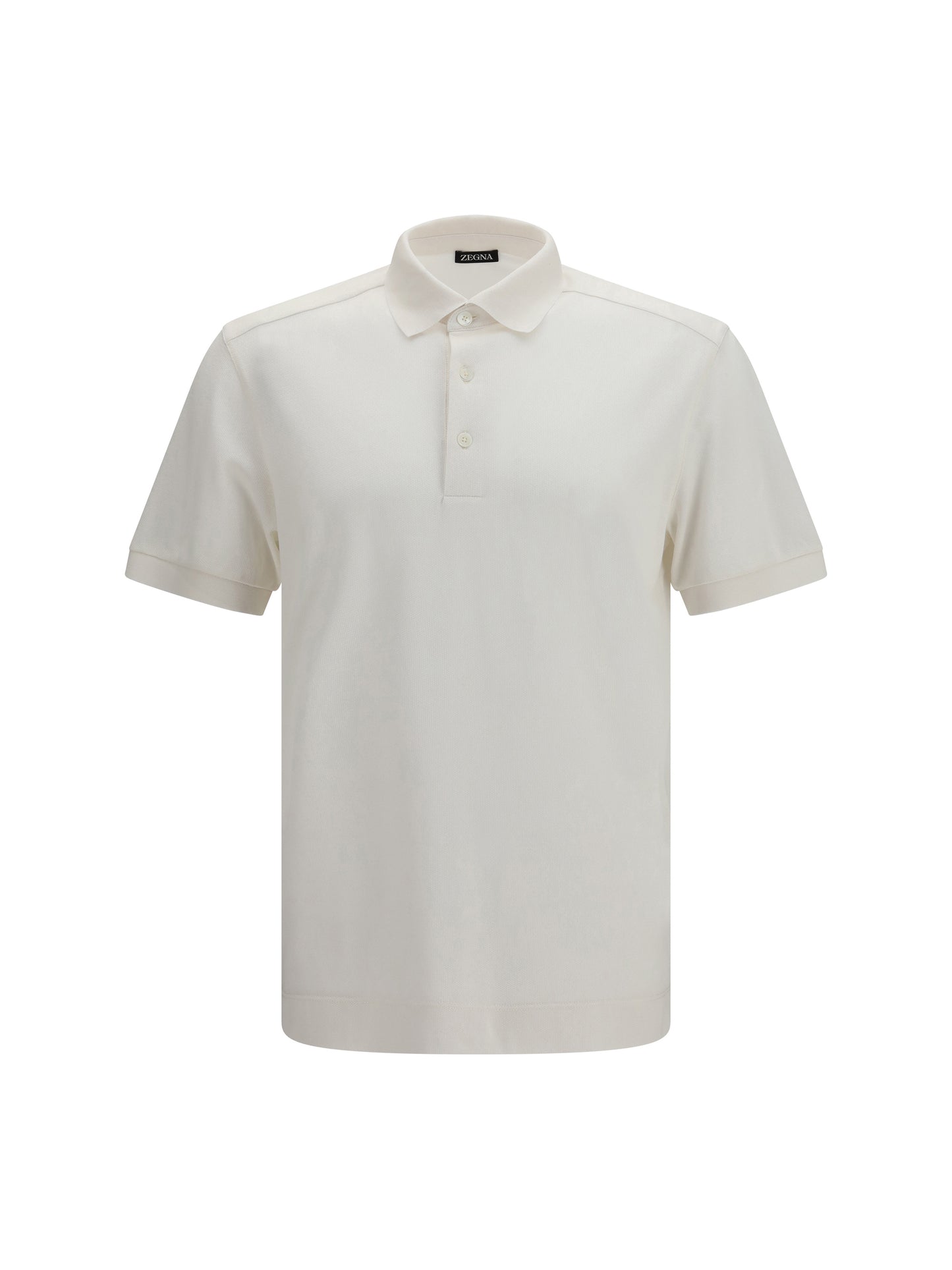 Zegna Men Cotton And Silk Piqué Polo ZEGNA