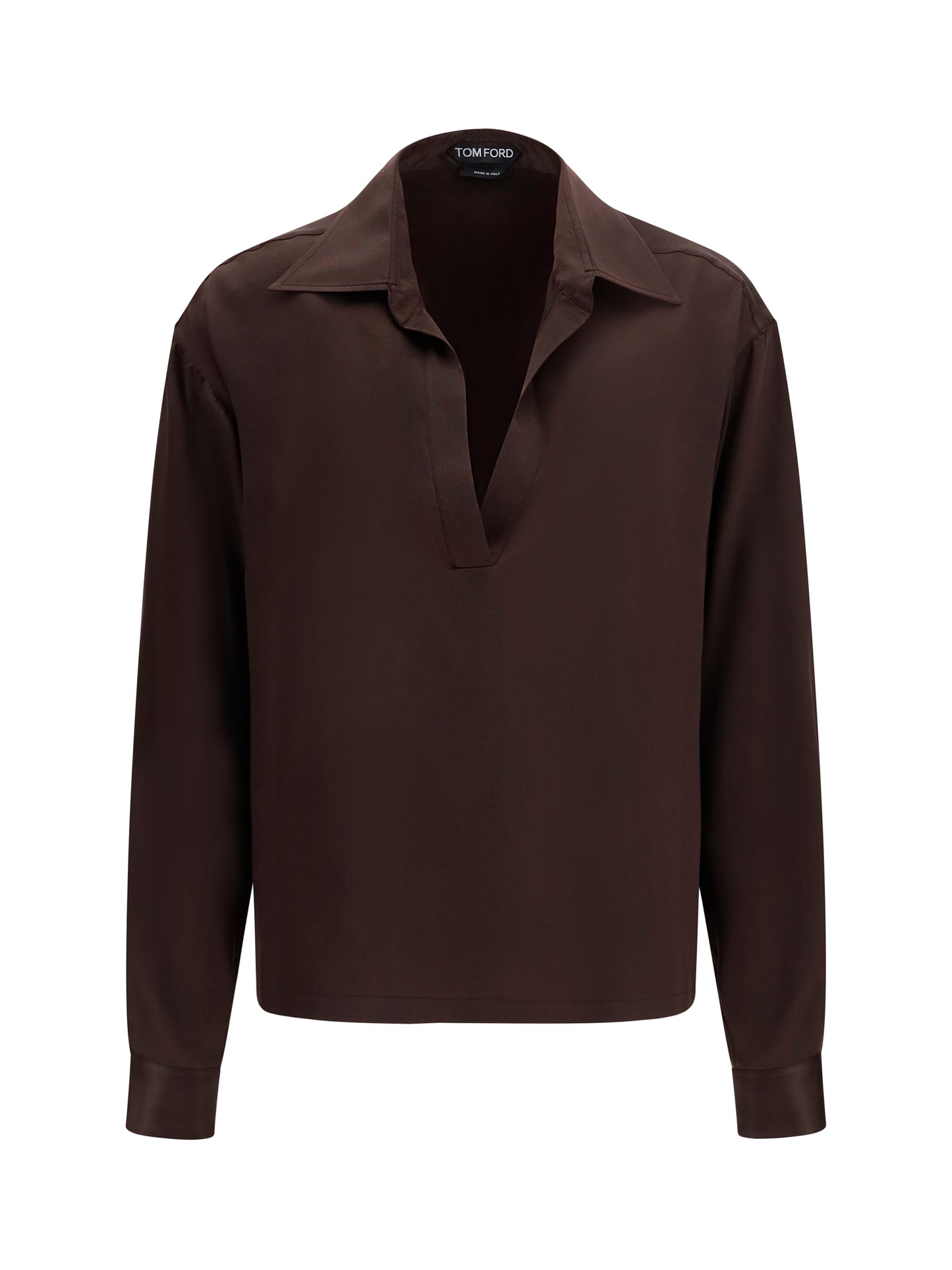 Tom Ford Women Deep V-Neck Silk Shirt