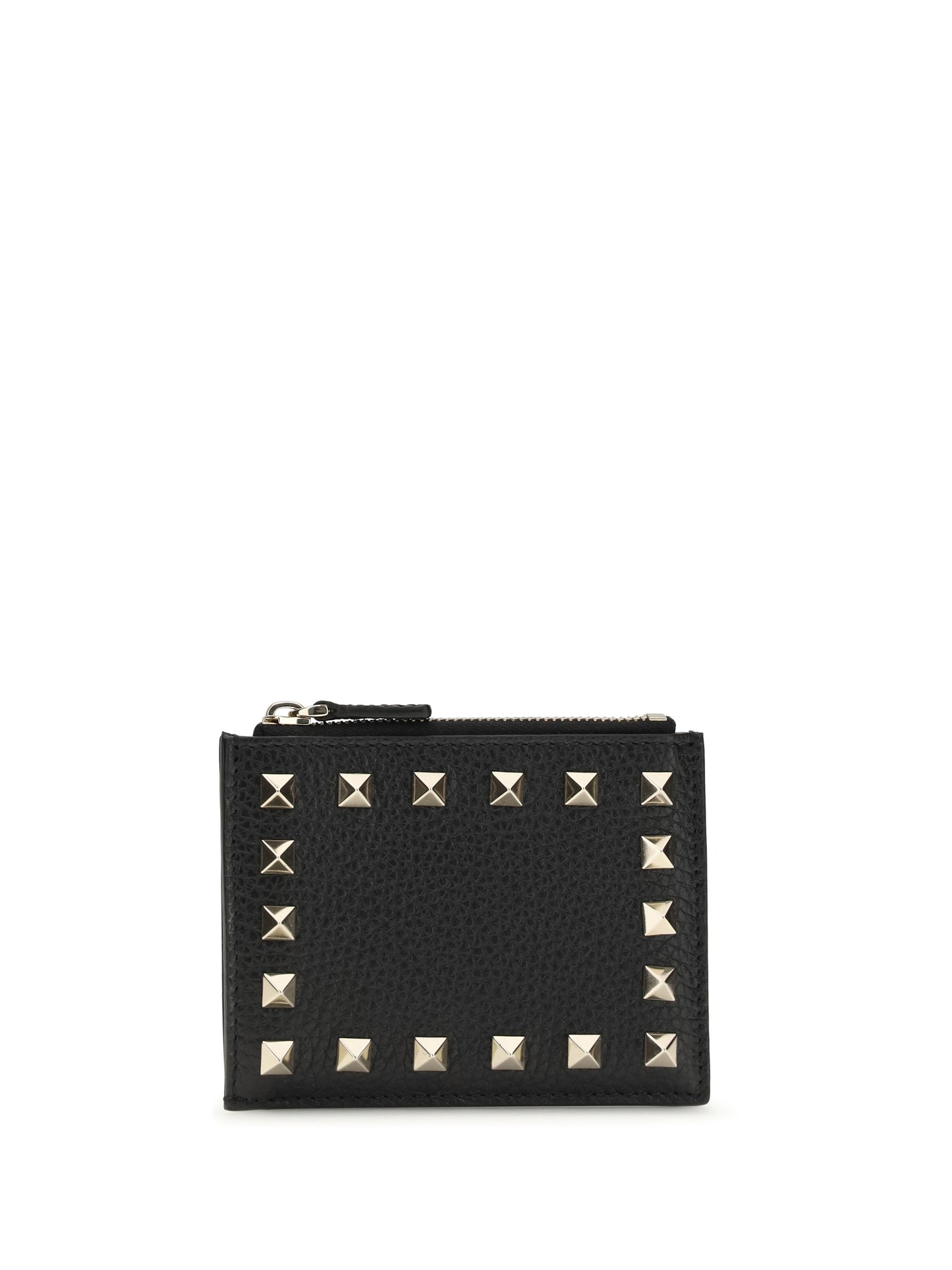 Valentino Garavani Women Rockstud Zip Card Holder