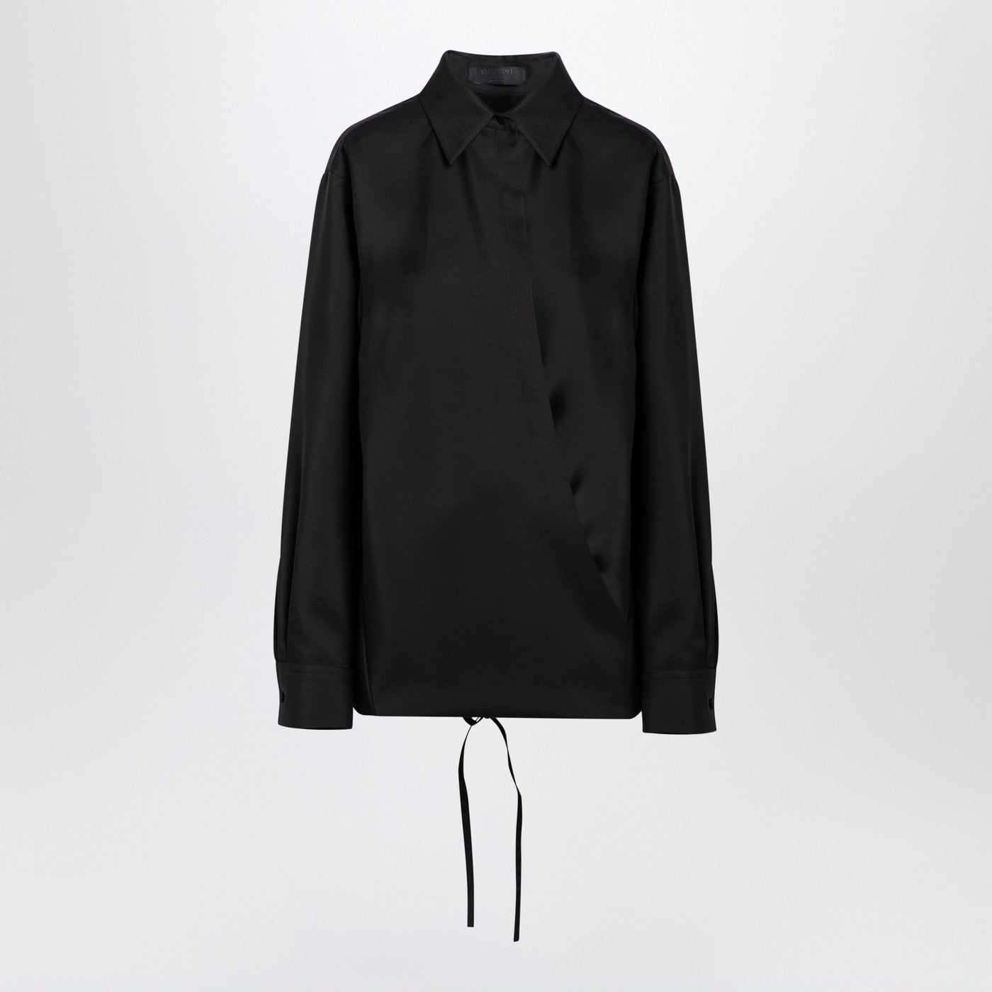 Valentino Black Shirt With Drawstring Women VALENTINO
