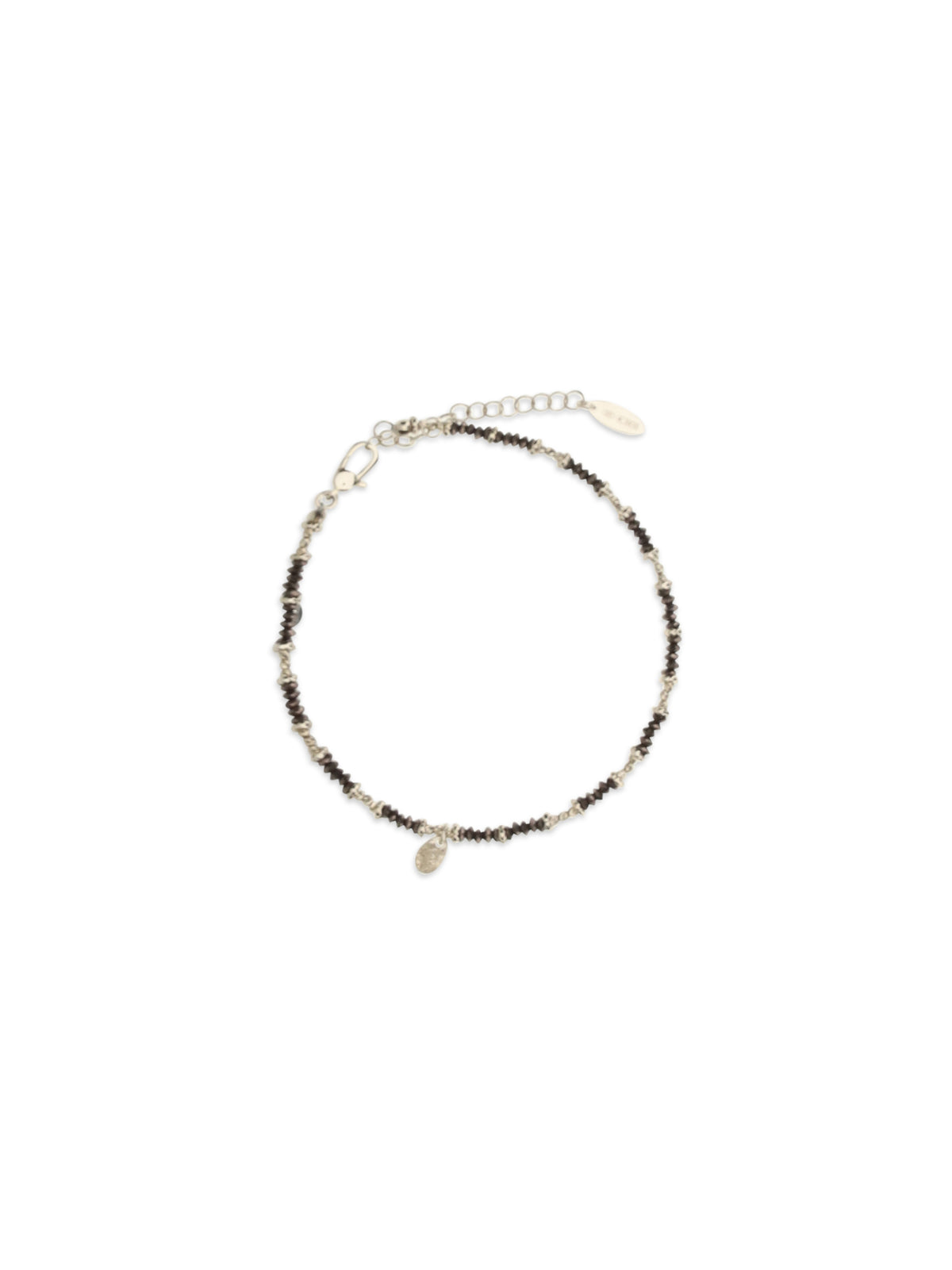 Brunello Cucinelli Women Hematite And 925 Sterling Silver Anklet BRUNELLO CUCINELLI