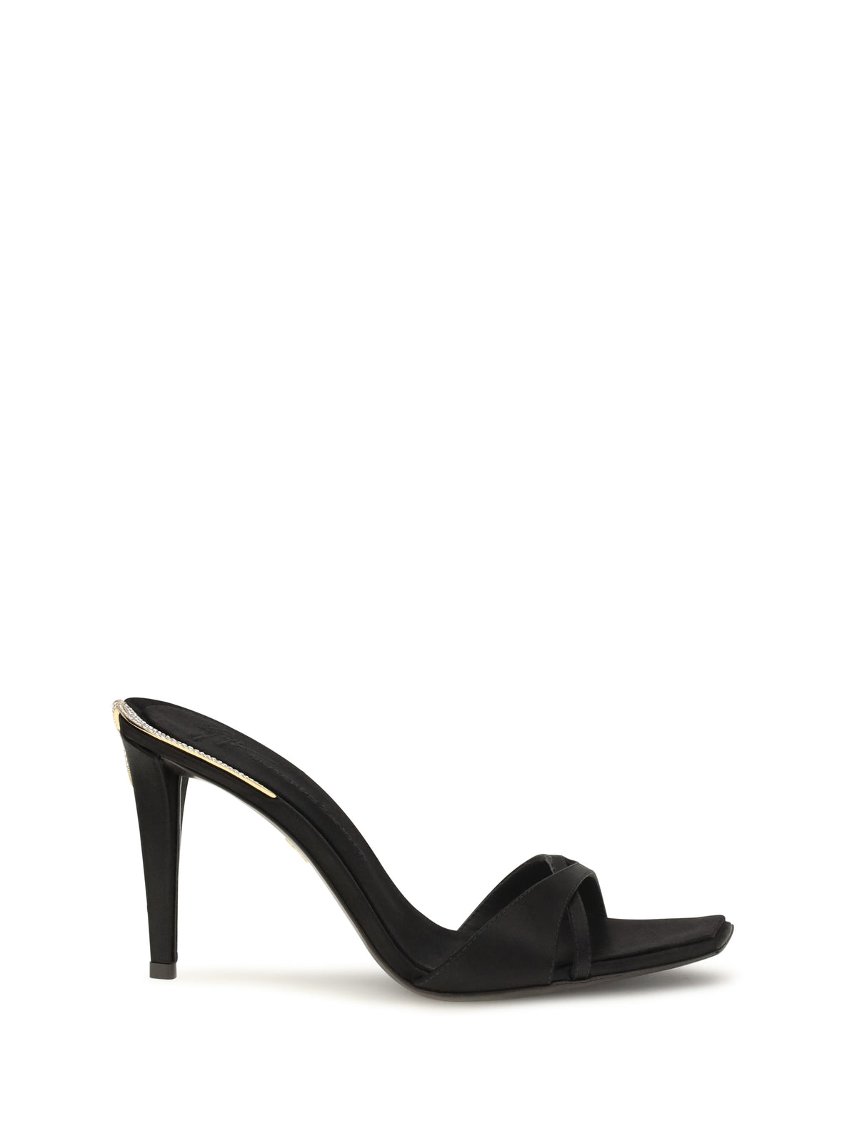 Giuseppe Zanotti Women Salamander Satin Mules Sandals GIUSEPPE ZANOTTI