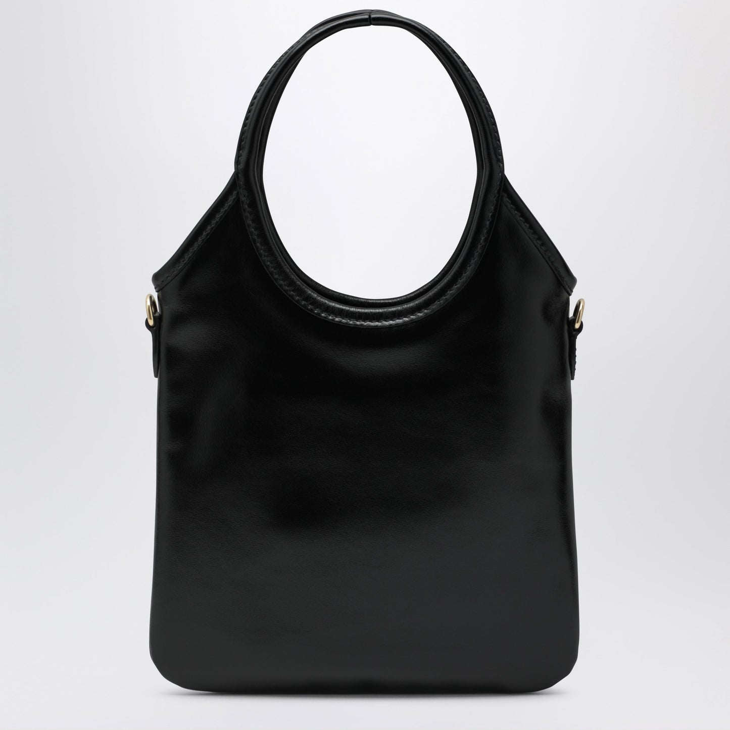 Miu Miu Ivy Calfskin Leather Handbag In Black Women MIU MIU