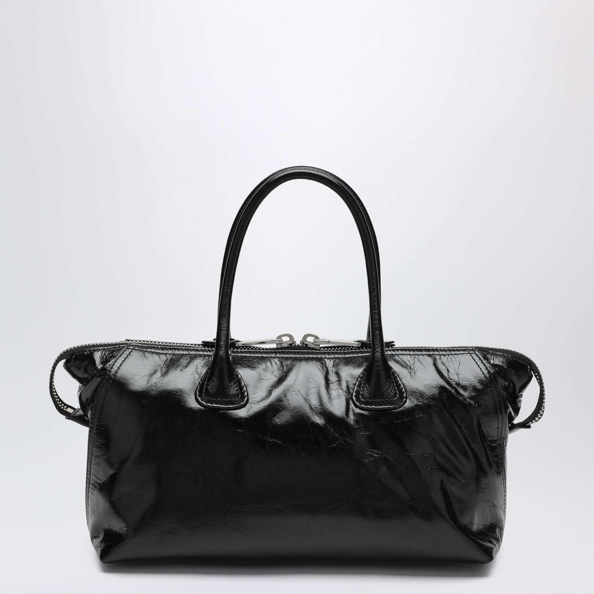 Miu Miu Black Glossy Leather Handbag Women MIU MIU