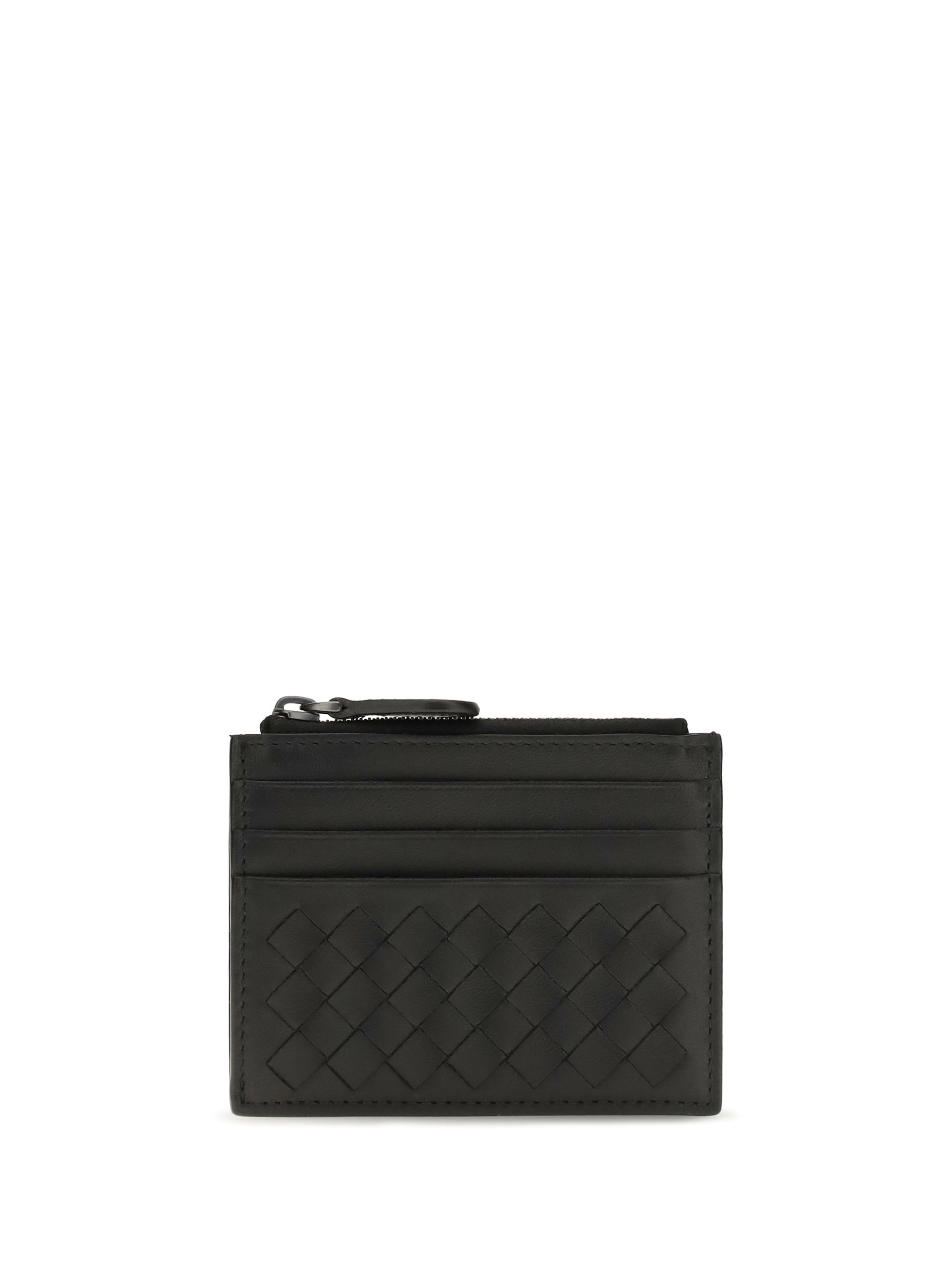 Bottega Veneta Women Intrecciato Zip Card Holder BOTTEGA VENETA