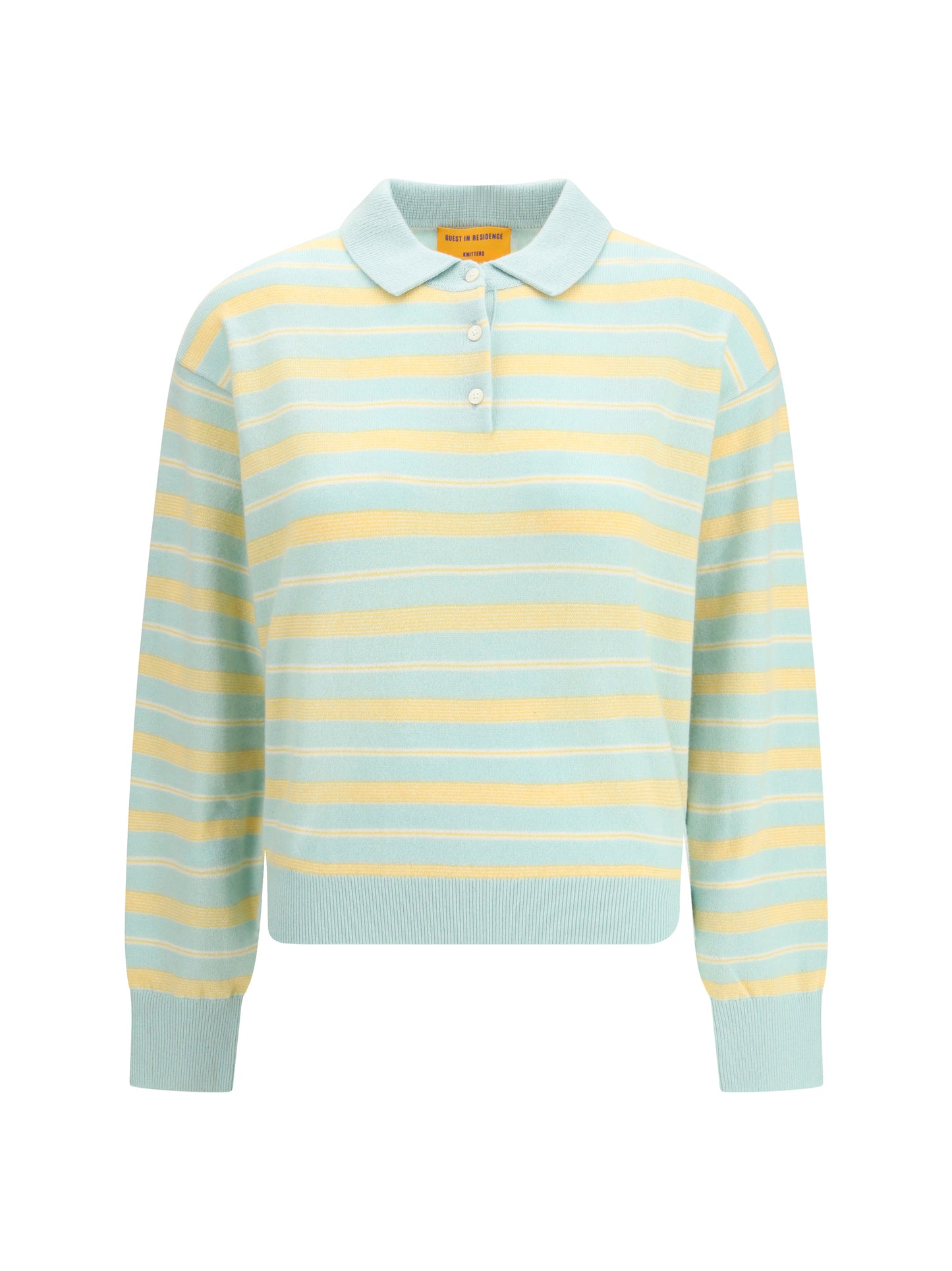 Guest In Residence Women Collegiate Stripe Polo GUEST IN RESIDENCE