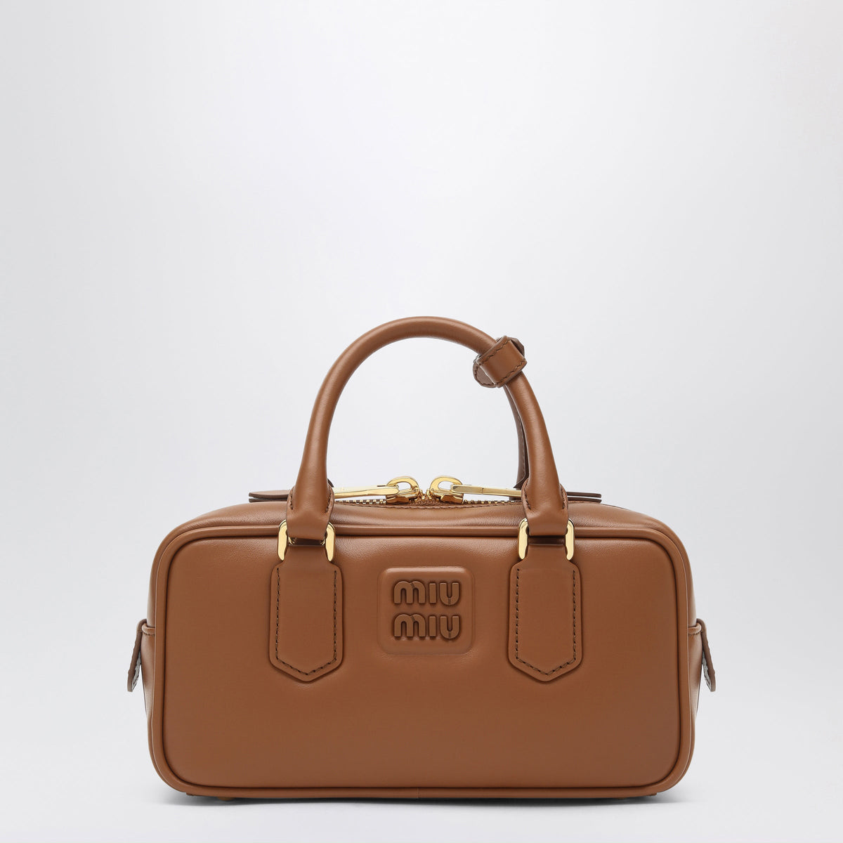 Miu Miu Cognac-Coloured Arcadie Regular Satchel Women MIU MIU