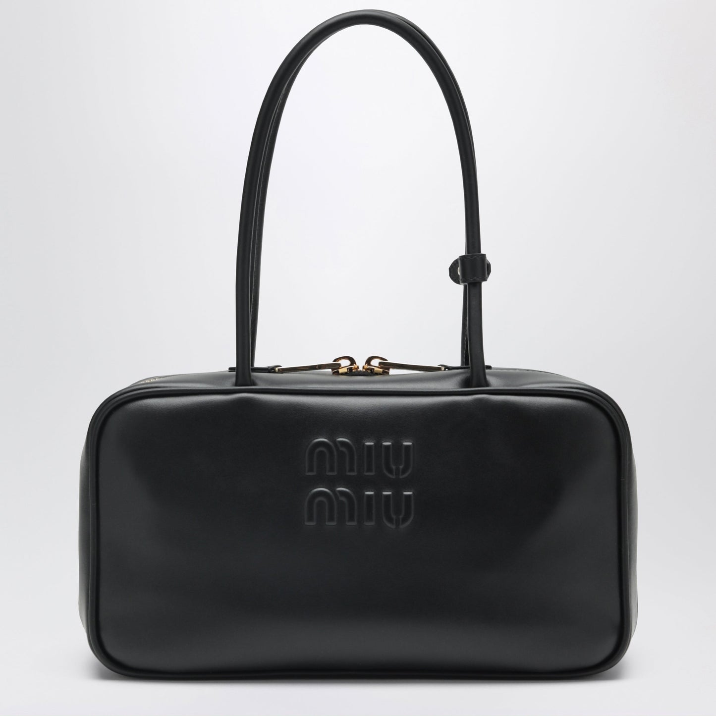 Miu Miu Beau Medium Bag In Black Leather Women MIU MIU