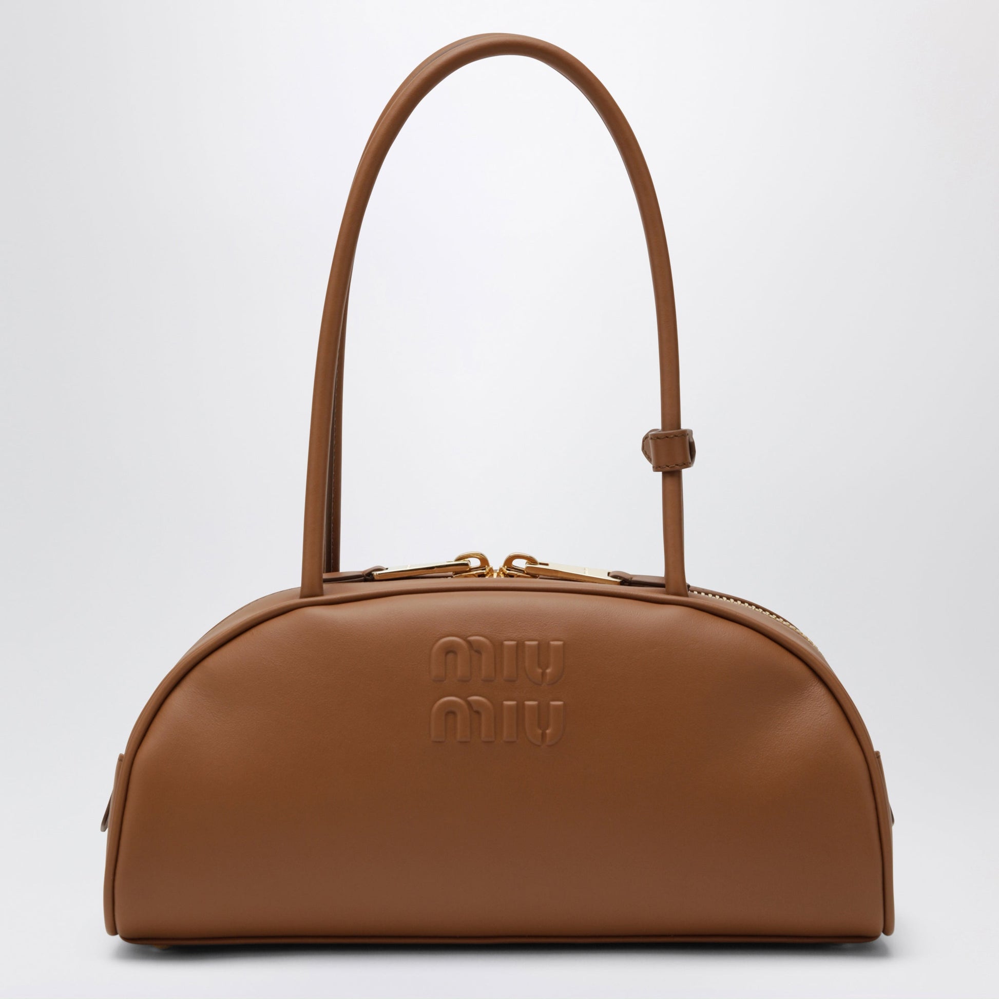Miu Miu Medium Beau Bag In Cognac Leather Women MIU MIU