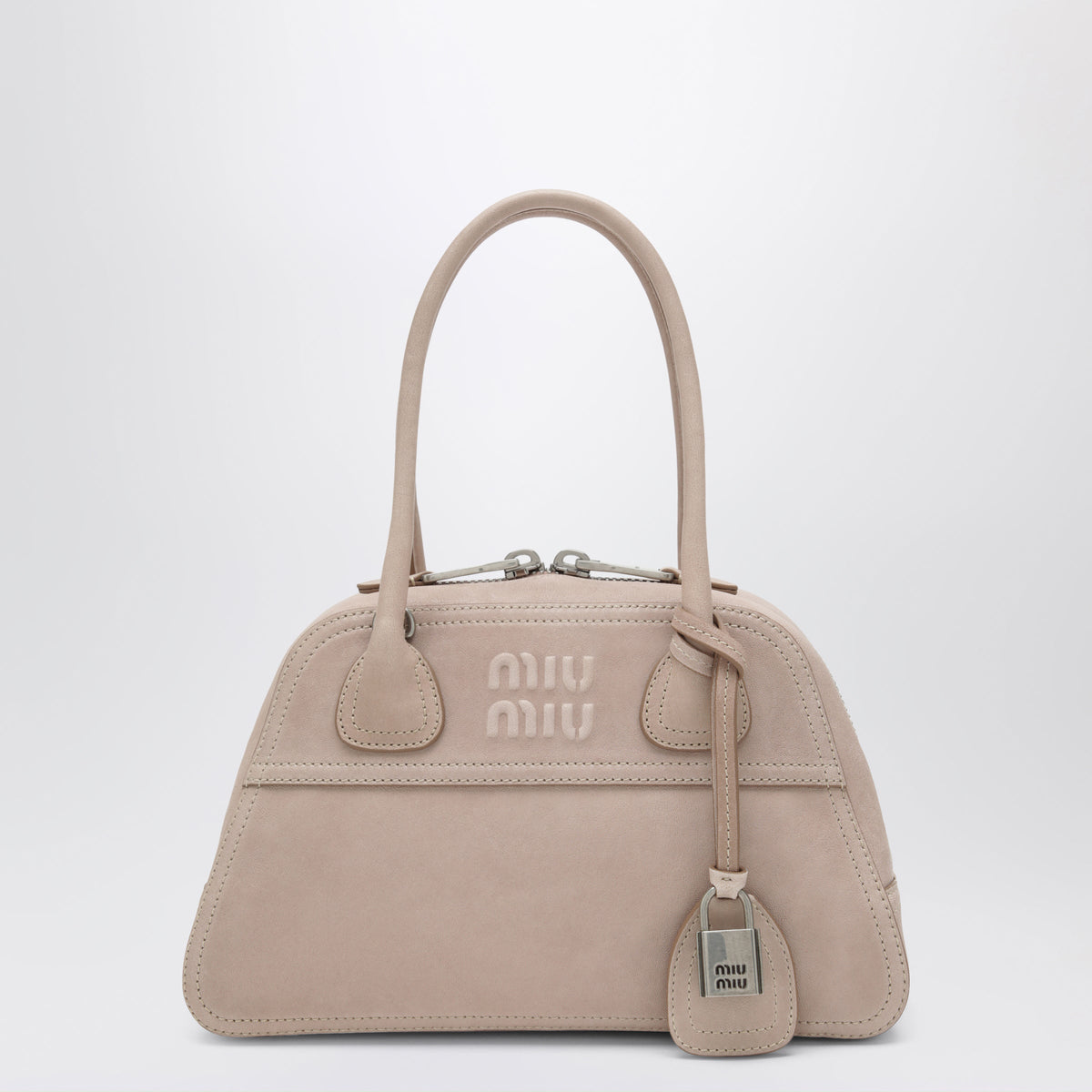 Miu Miu Small Vivant Bag In Opale Pink Nappa Leather Women MIU MIU