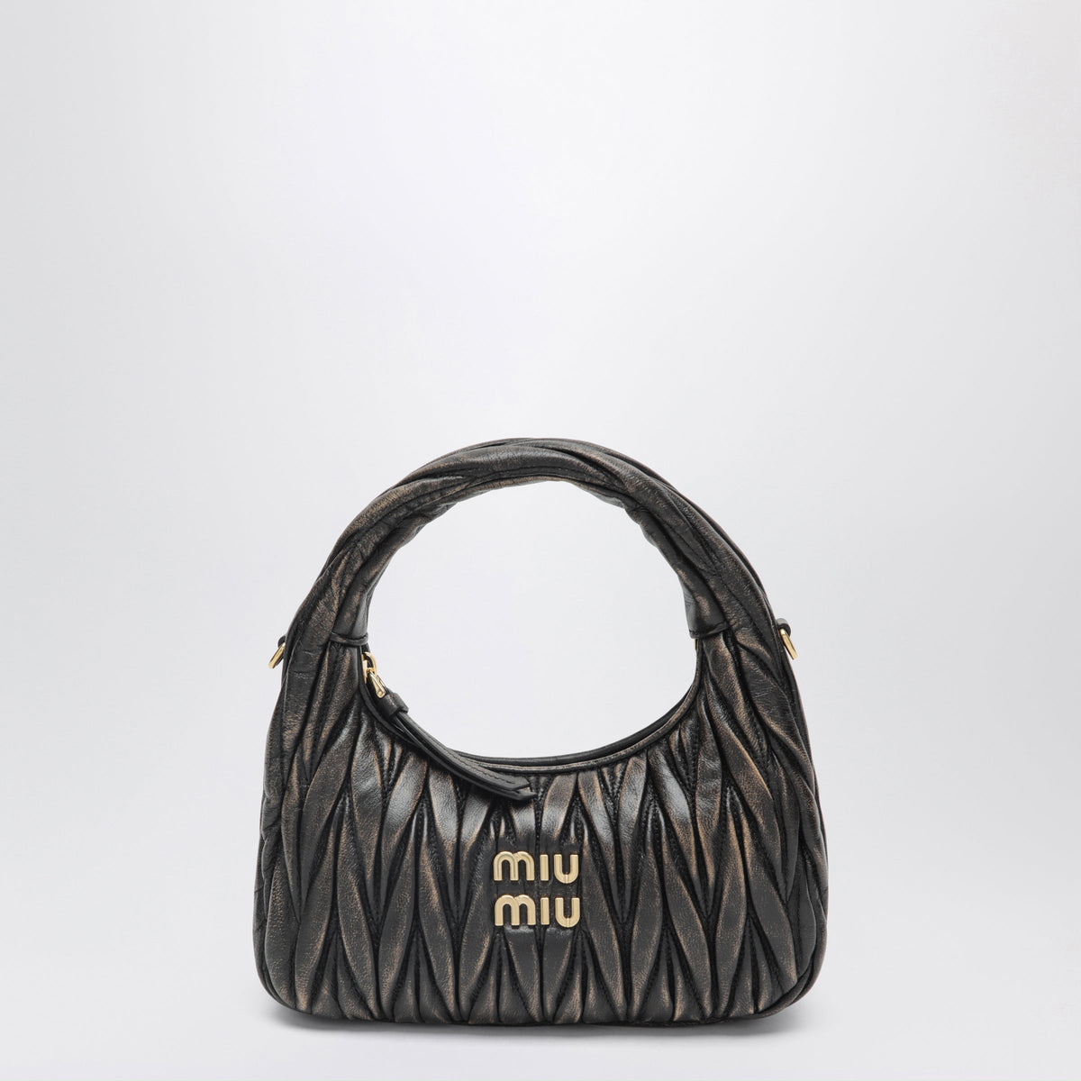 Miu Miu Coffee Wander Bag In Quilted Nappa Women MIU MIU