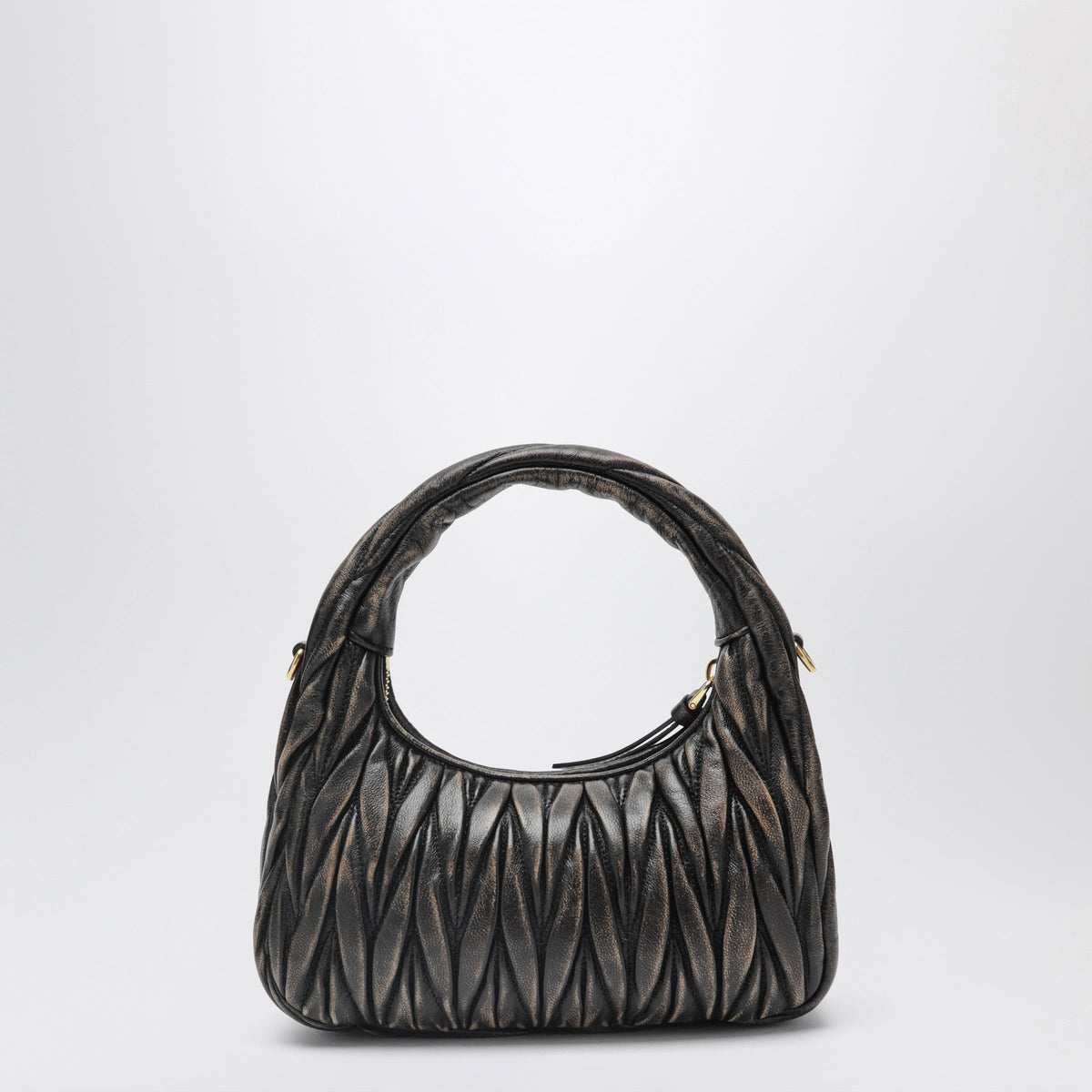 Miu Miu Coffee Wander Bag In Quilted Nappa Women MIU MIU