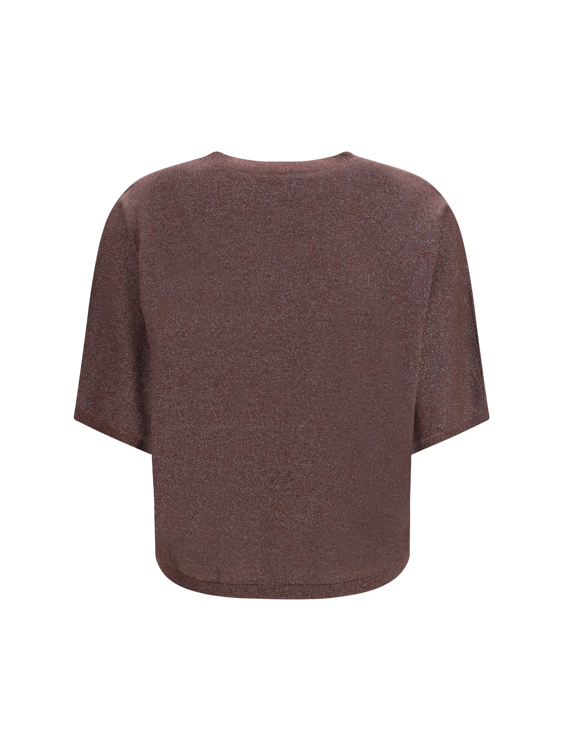 Brunello Cucinelli Women Short-Sleeve Cashmere And Silk Sweater BRUNELLO CUCINELLI