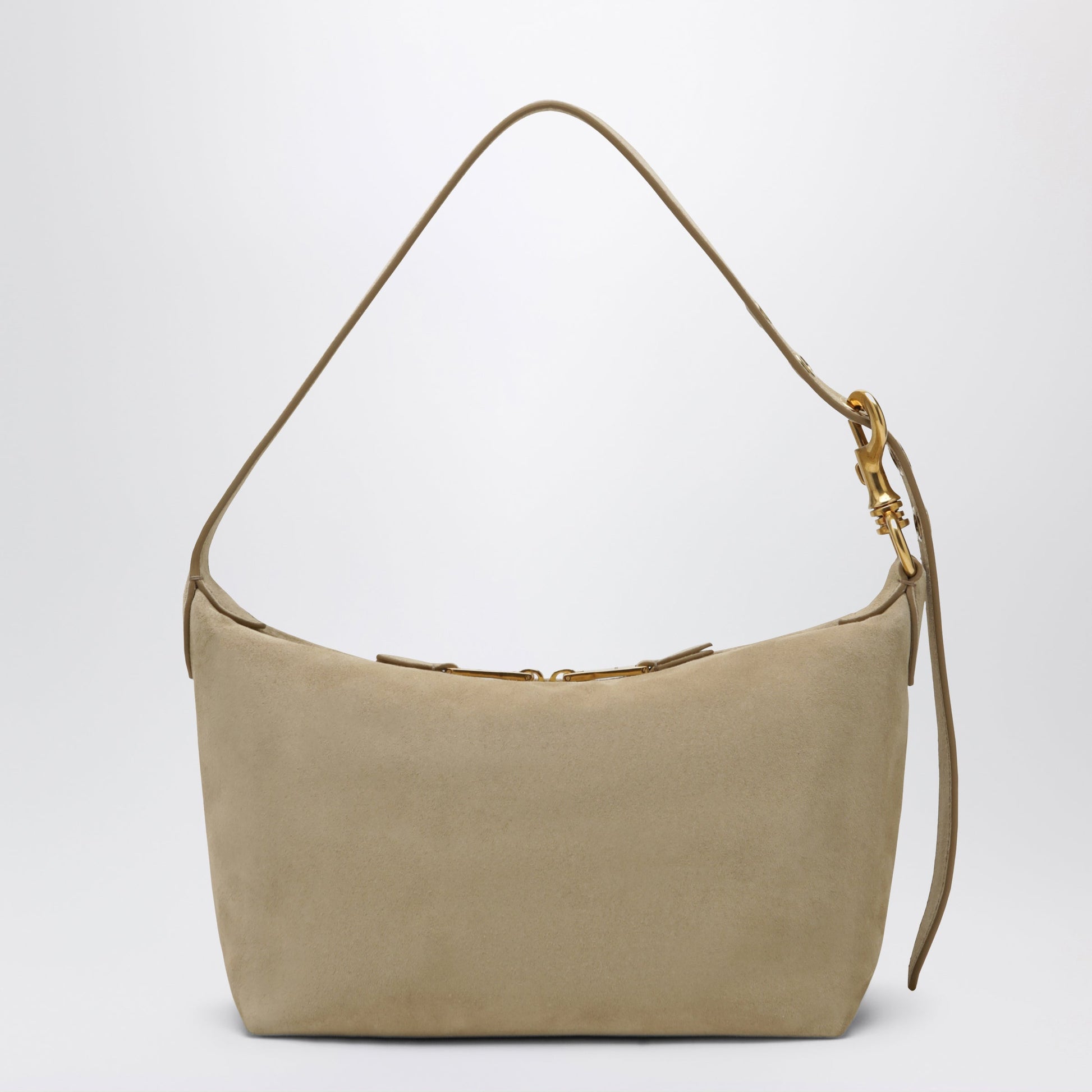 Miu Miu Suede Leather Bowling Bag In Ecru Women MIU MIU