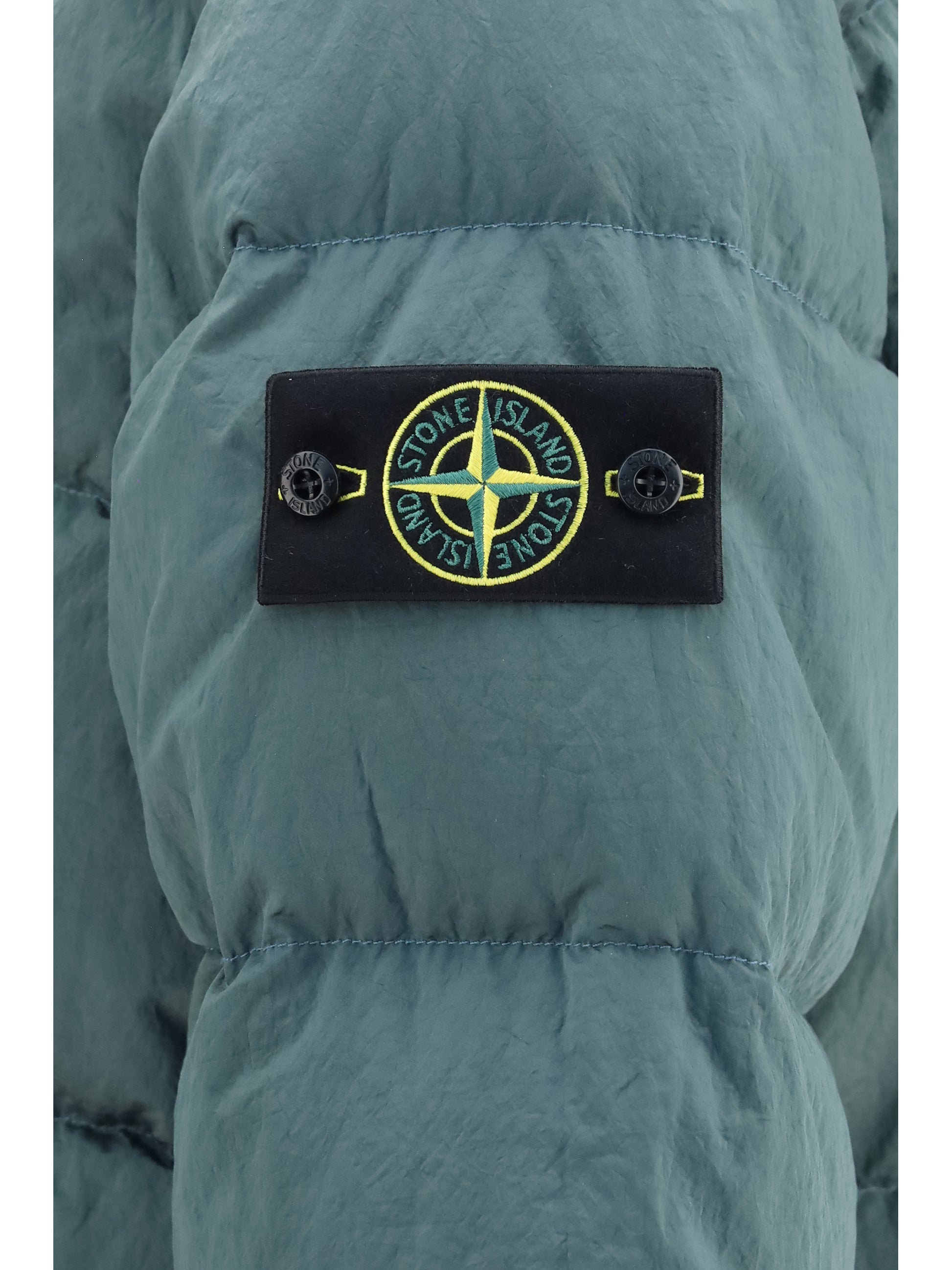 Stone Island Men Nylon Metal Hooded Puffer Jacket STONE ISLAND