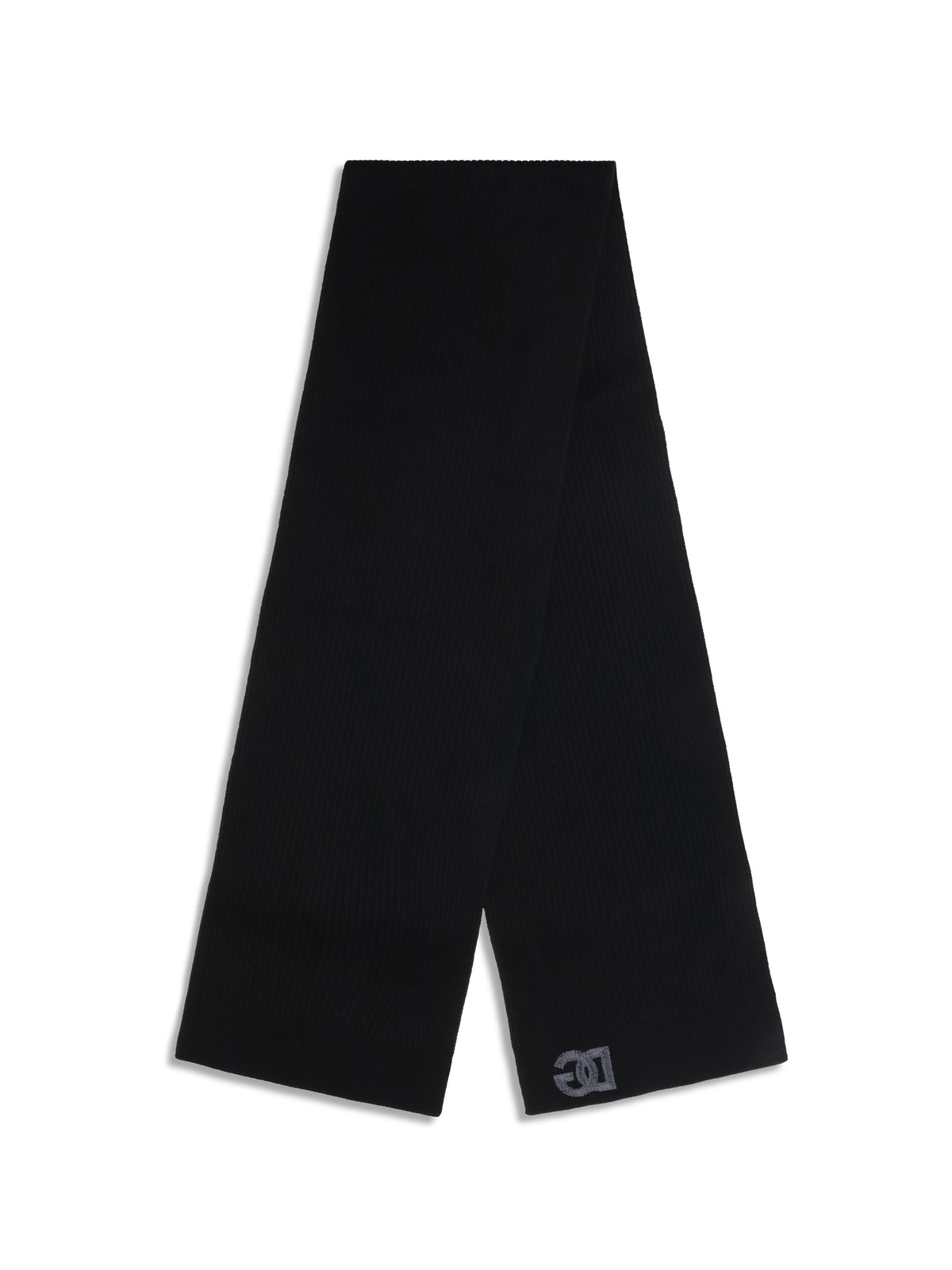 Dolce & Gabbana Men Ribbed Virgin Wool Scarf DOLCE & GABBANA