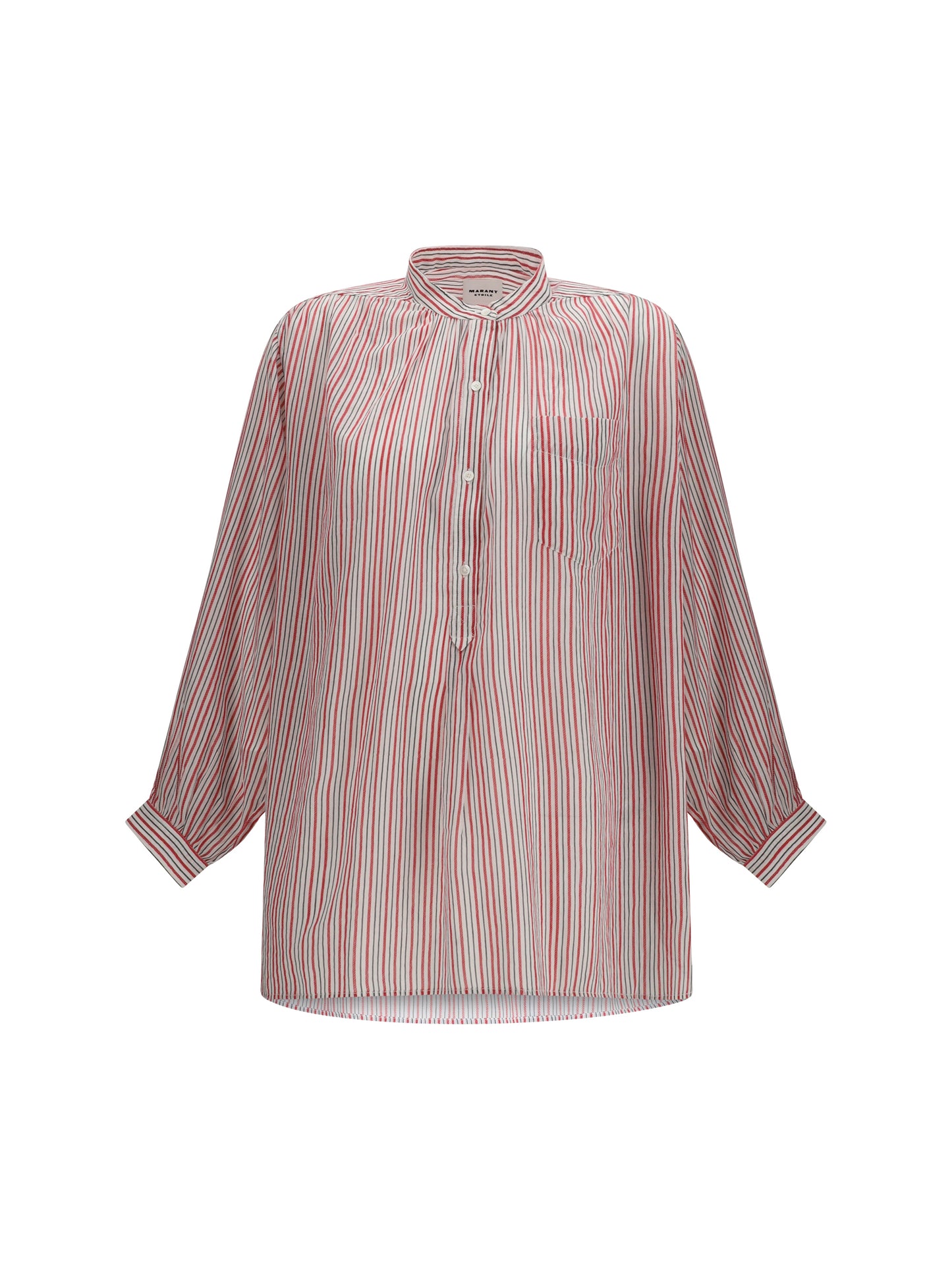 Marant Etoile Women Sapha Striped Cotton Voile Shirt ISABEL MARANT ETOILE