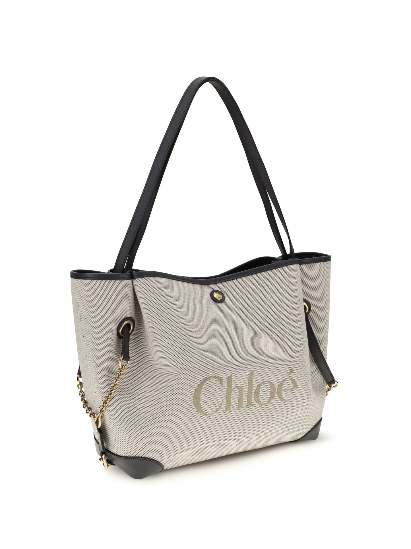 Chloé Women Clover Tote Bag In Canvas CHLOE