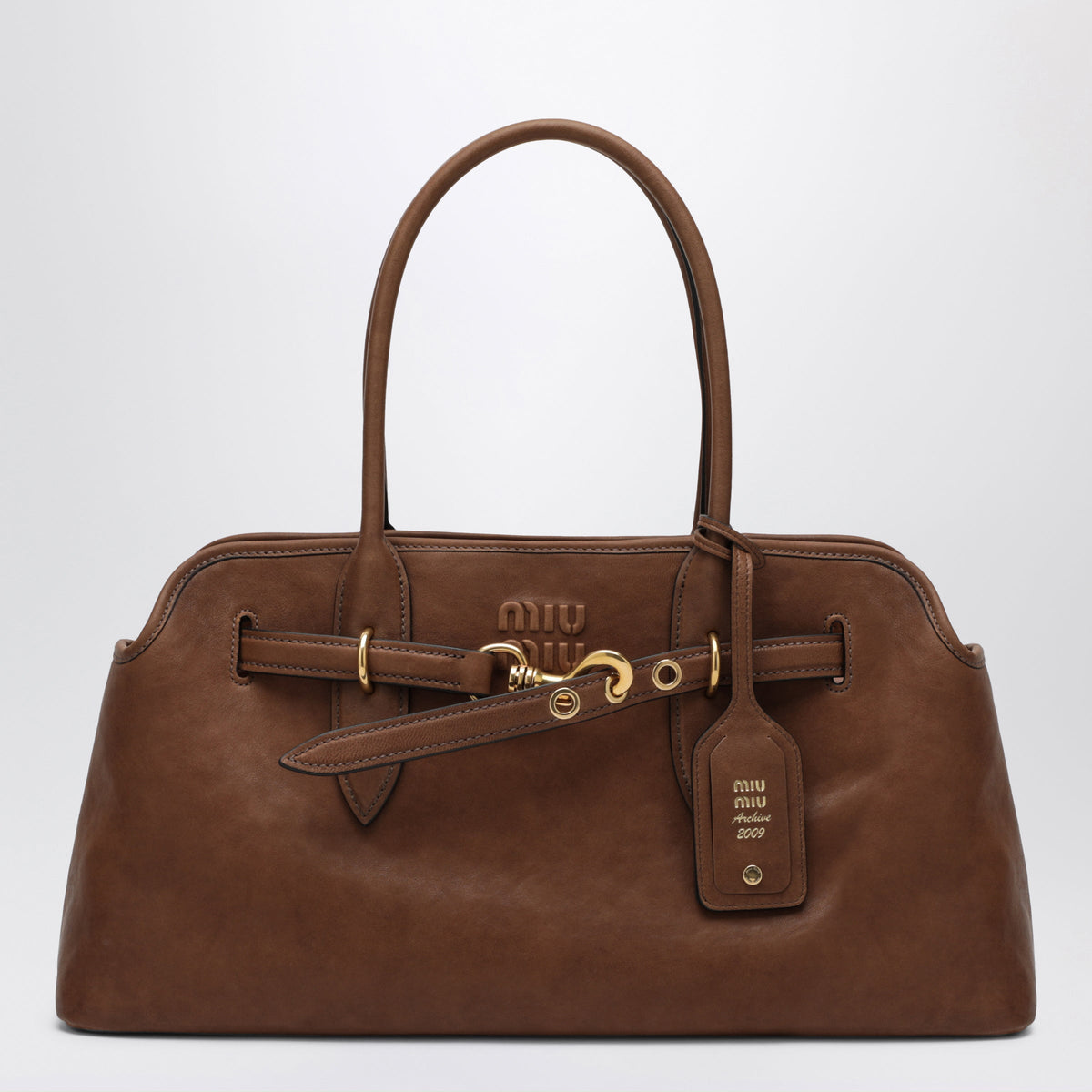 Miu Miu Aventure Large Bag In Rovere-Coloured Nappa Leather Women MIU MIU