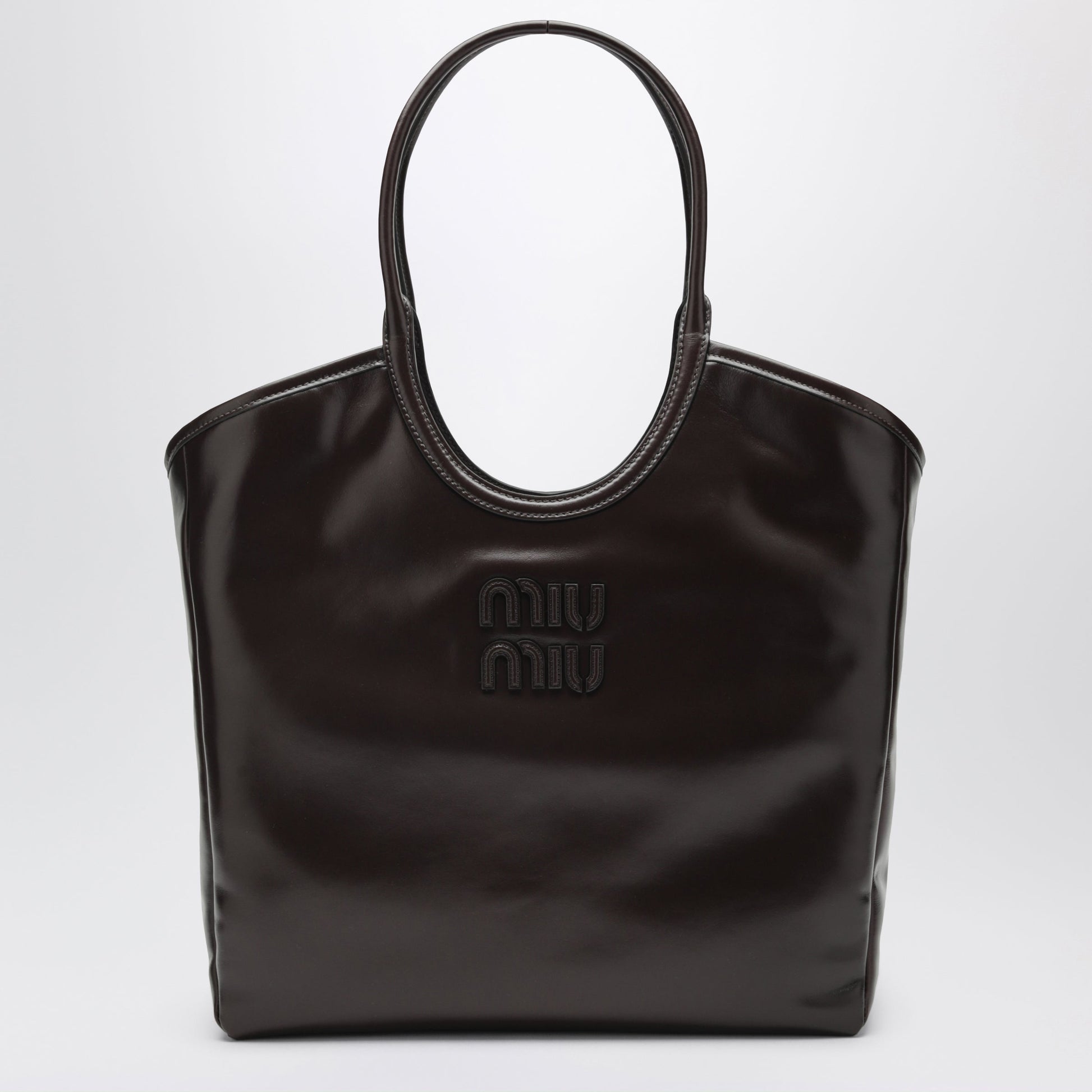Miu Miu Ivy Bag Brown In Leather Women MIU MIU