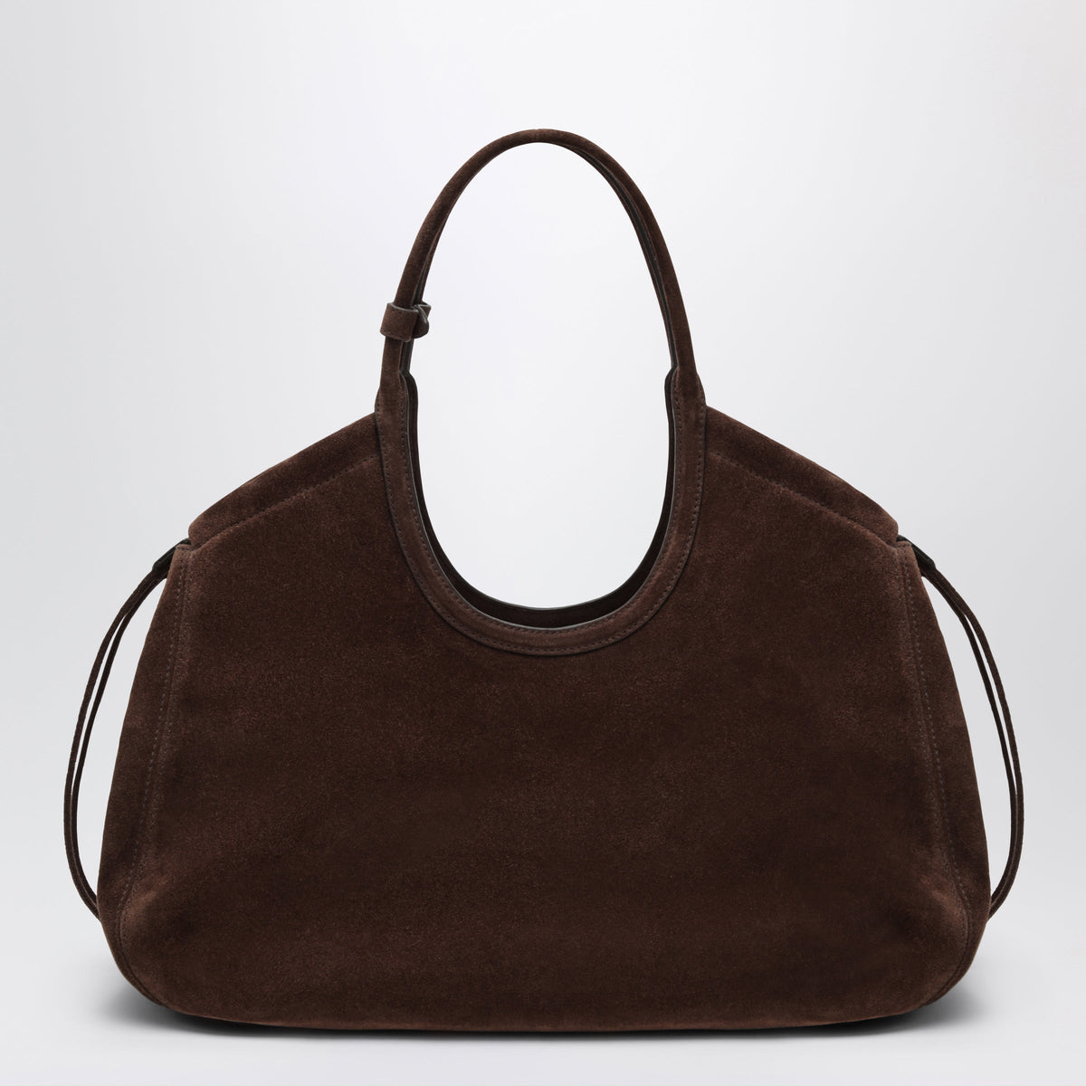 Miu Miu Ivy Dark Brown Suede Shopping Bag Women MIU MIU