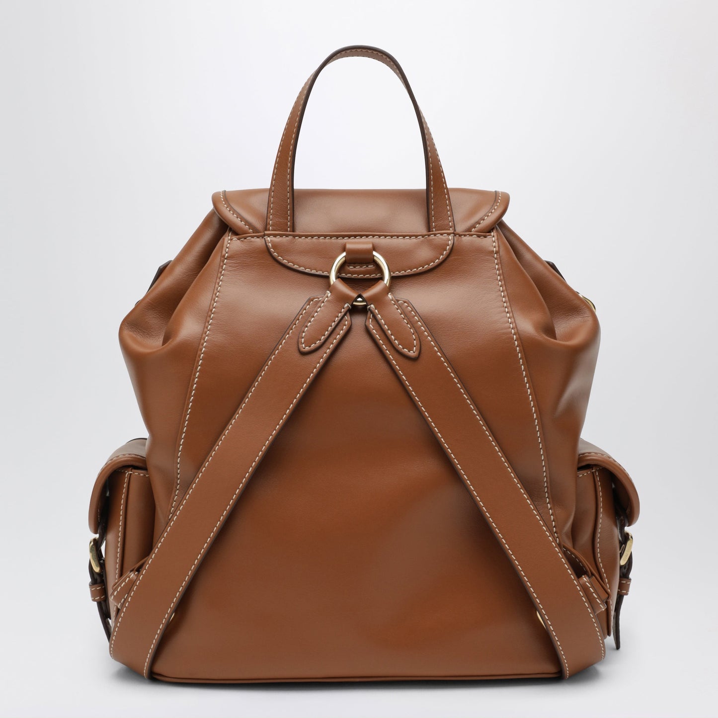 Miu Miu Cognac Calfskin Backpack Women MIU MIU
