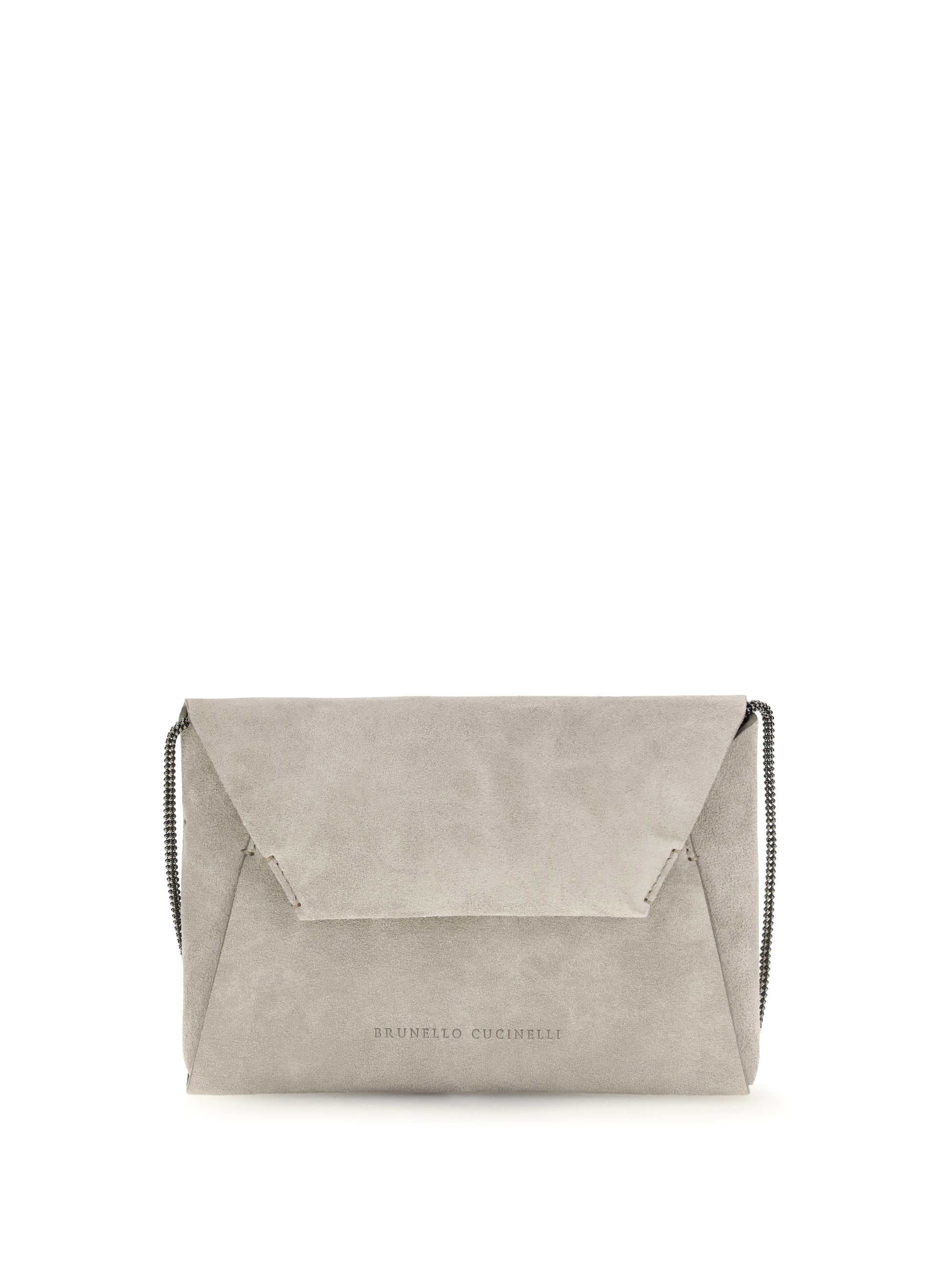 Brunello Cucinelli Women Bc Duo Suede Clutch Bag BRUNELLO CUCINELLI