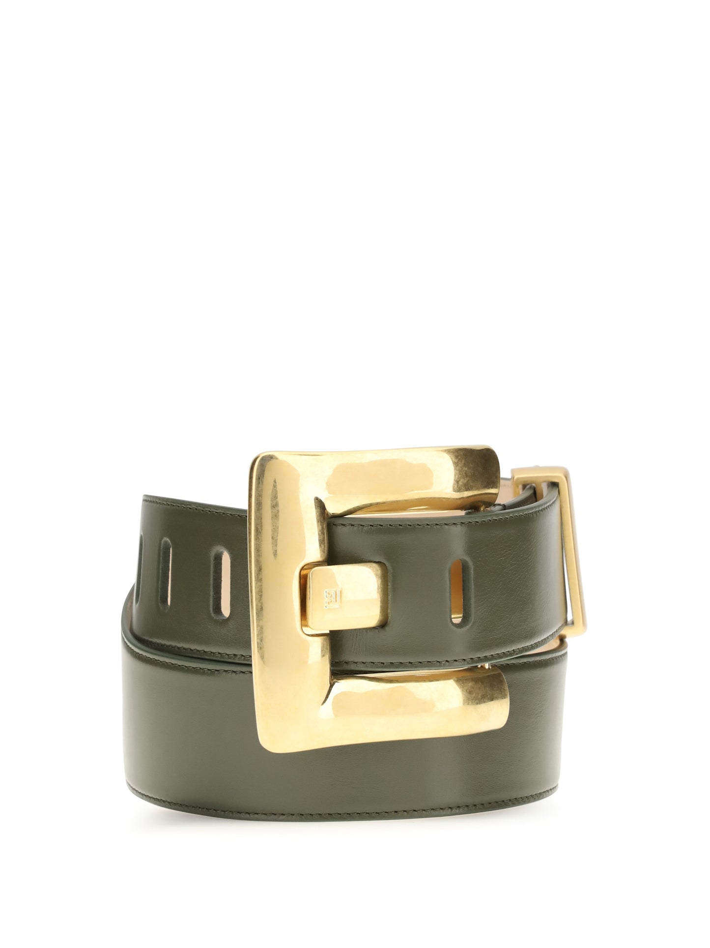 Balmain Women Anthem Belt In Calfskin Leather BALMAIN