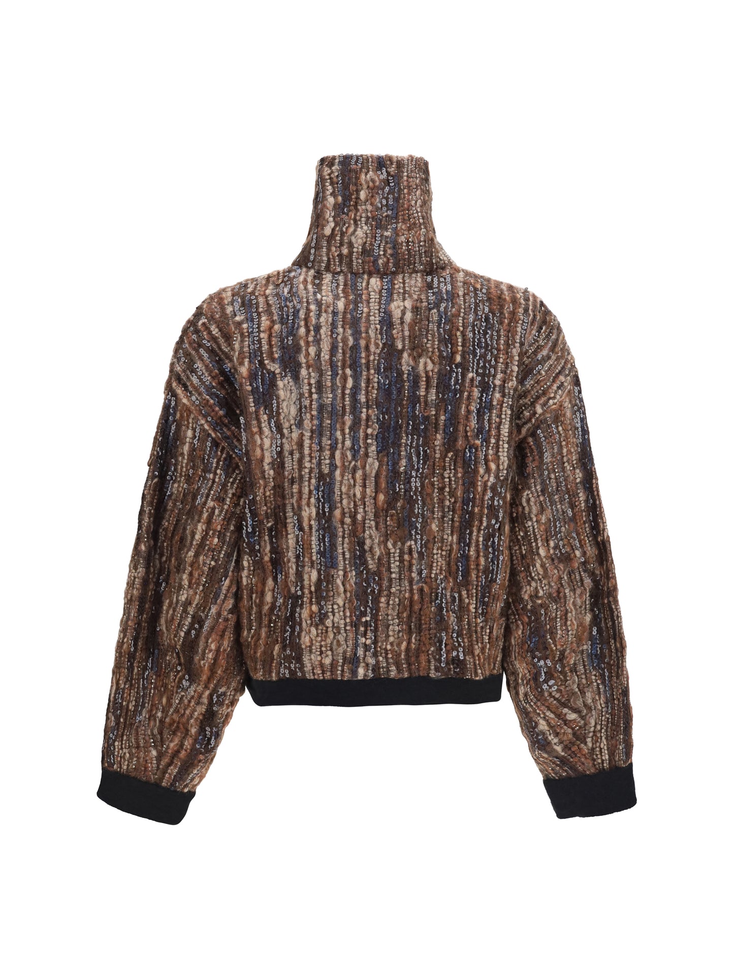 Brunello Cucinelli Women Perforated Zip Cardigan
