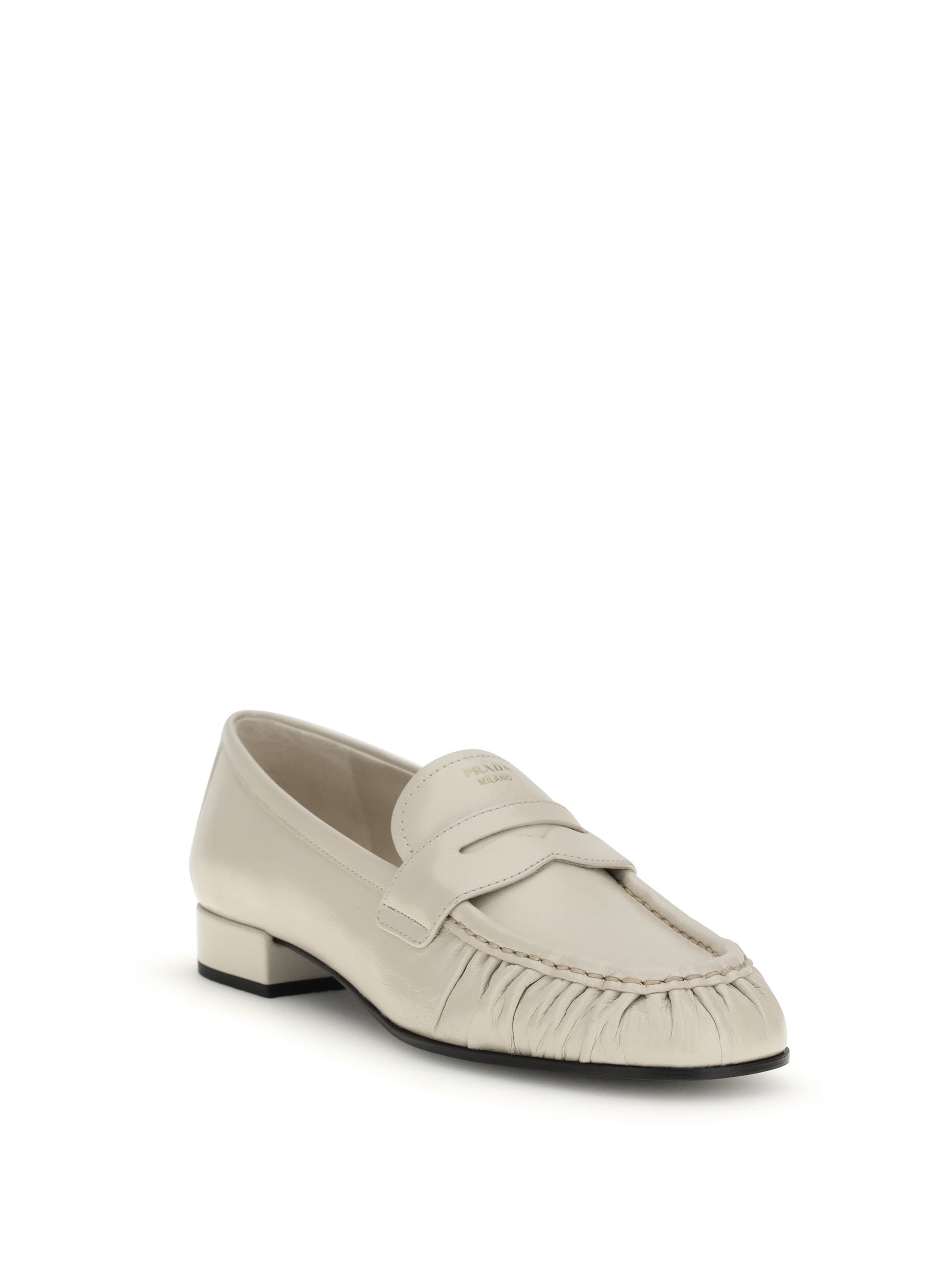 Prada Women Leather Loafers PRADA