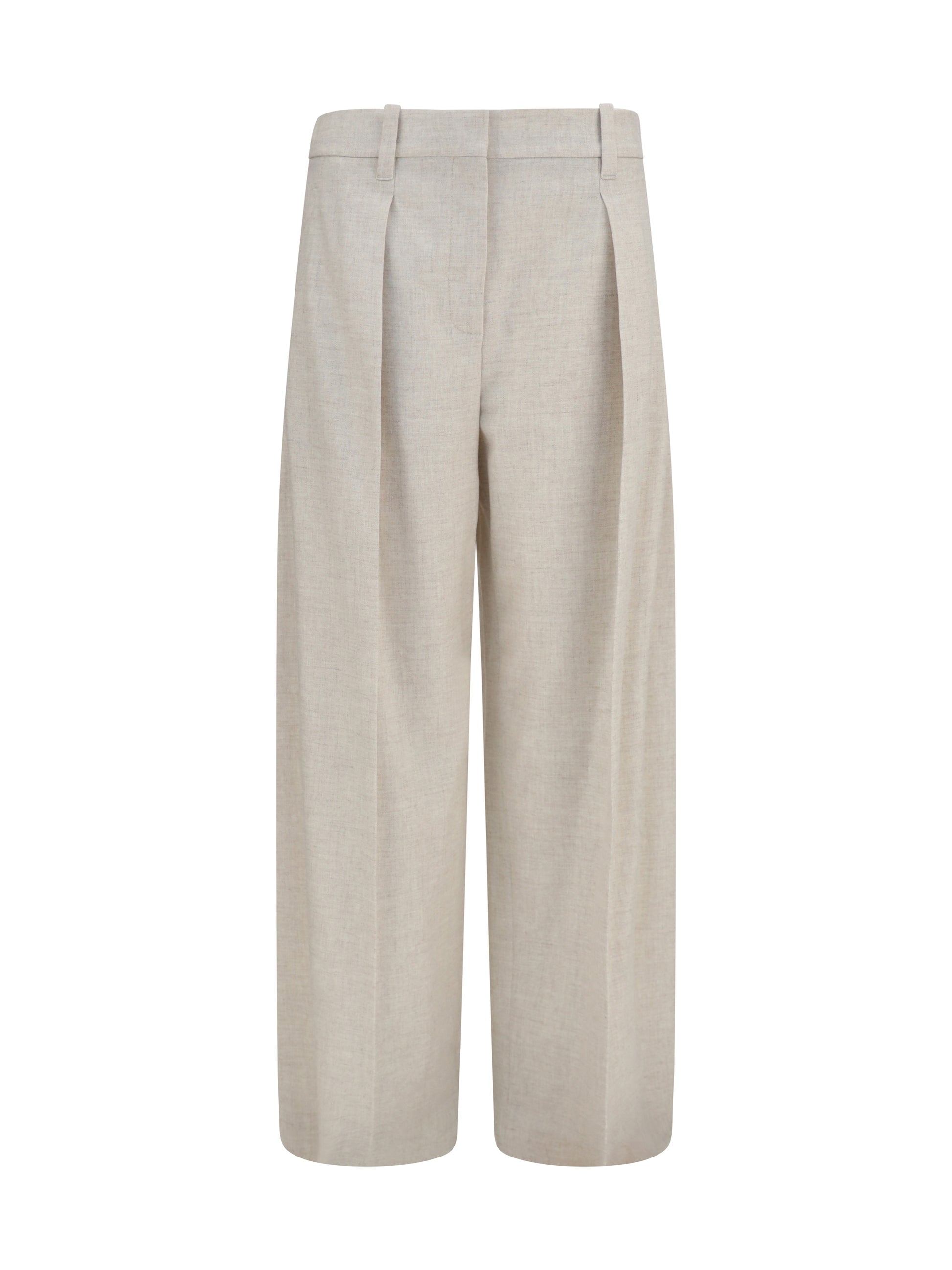 Brunello Cucinelli Women Wool And Cashmere Tailored Pants BRUNELLO CUCINELLI