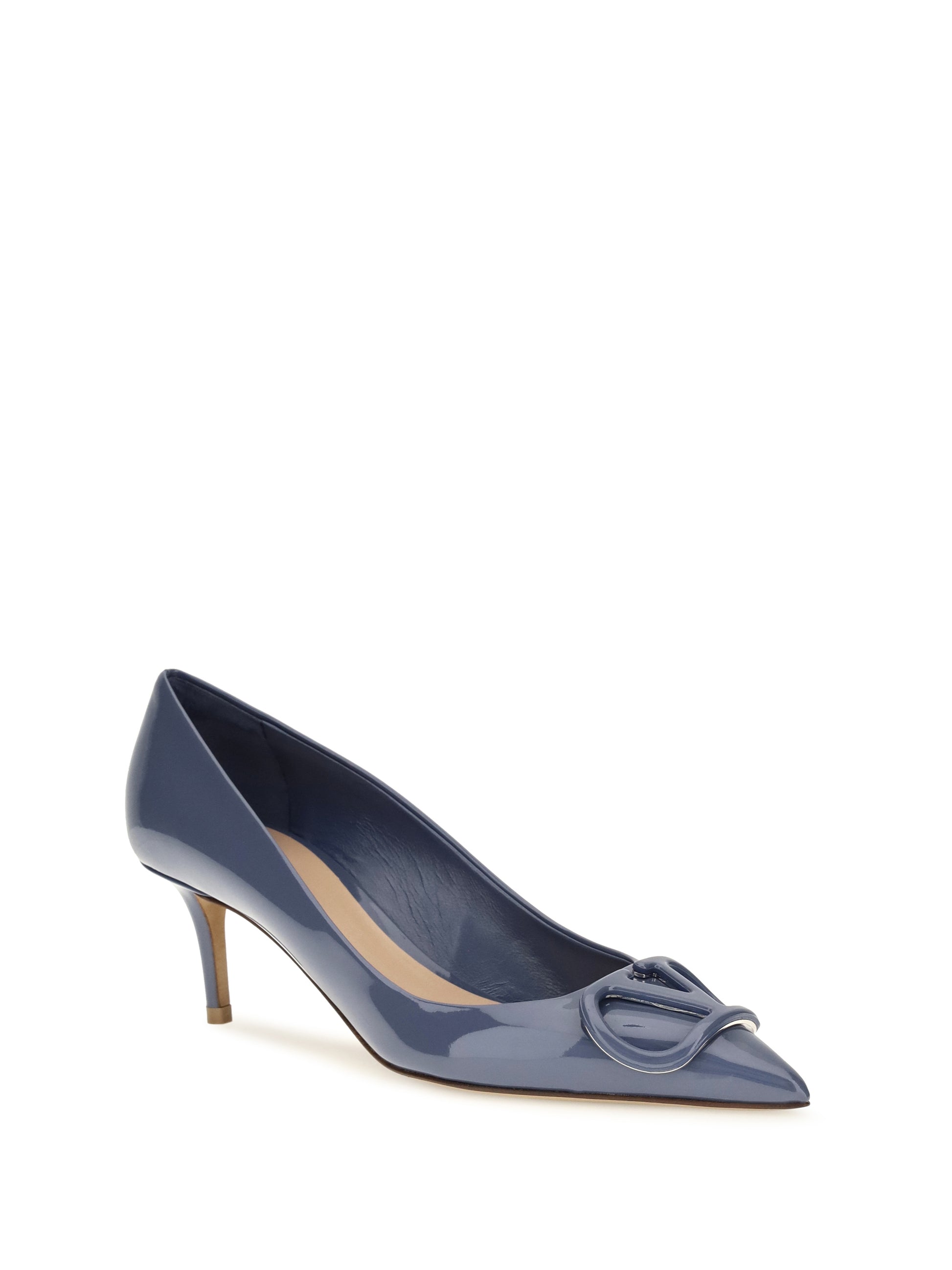 Valentino Garavani Women Vlogo Signature Patent Leather Pumps VALENTINO GARAVANI