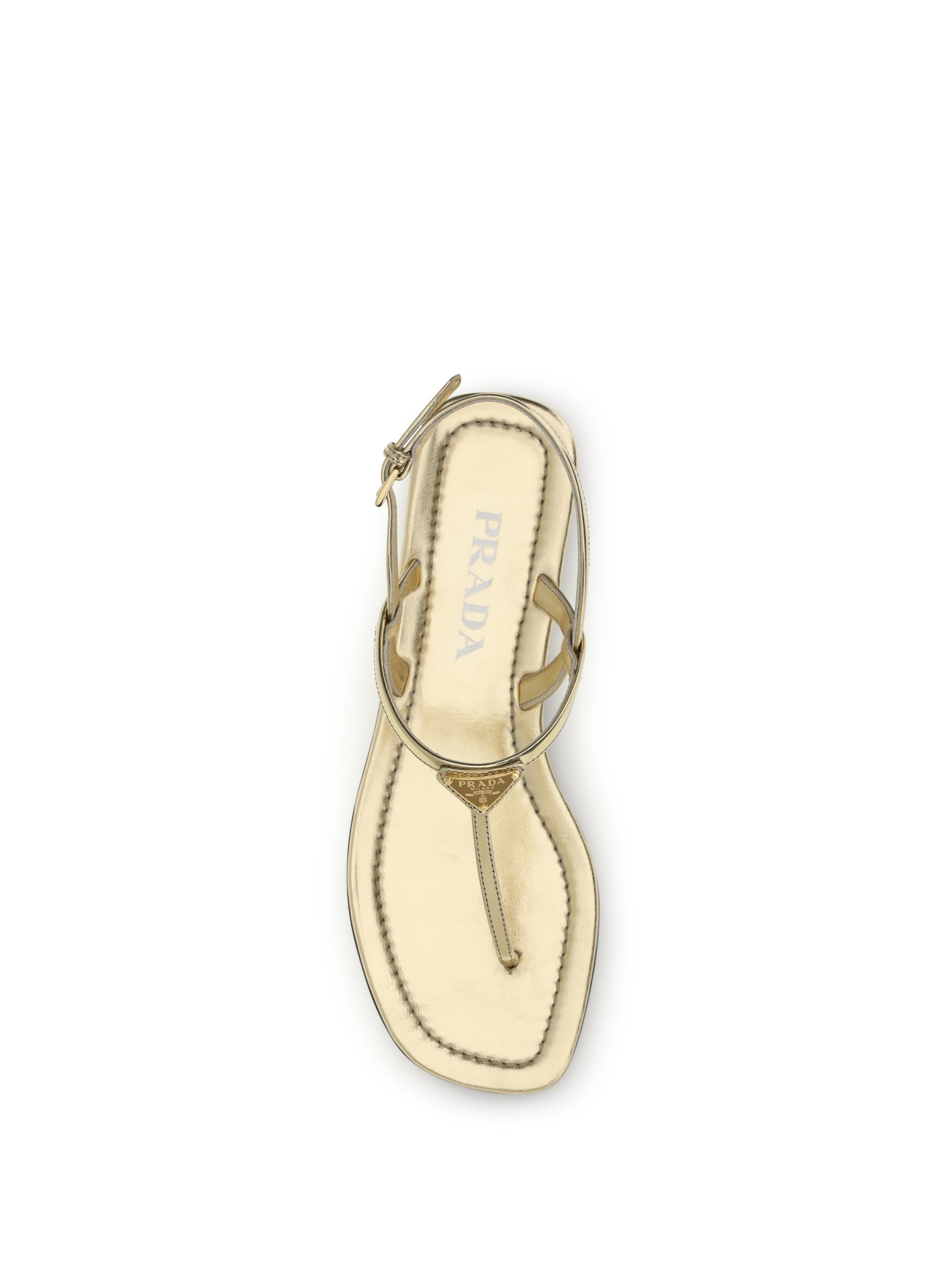 Prada Women Leather Flip-Flop Sandals PRADA