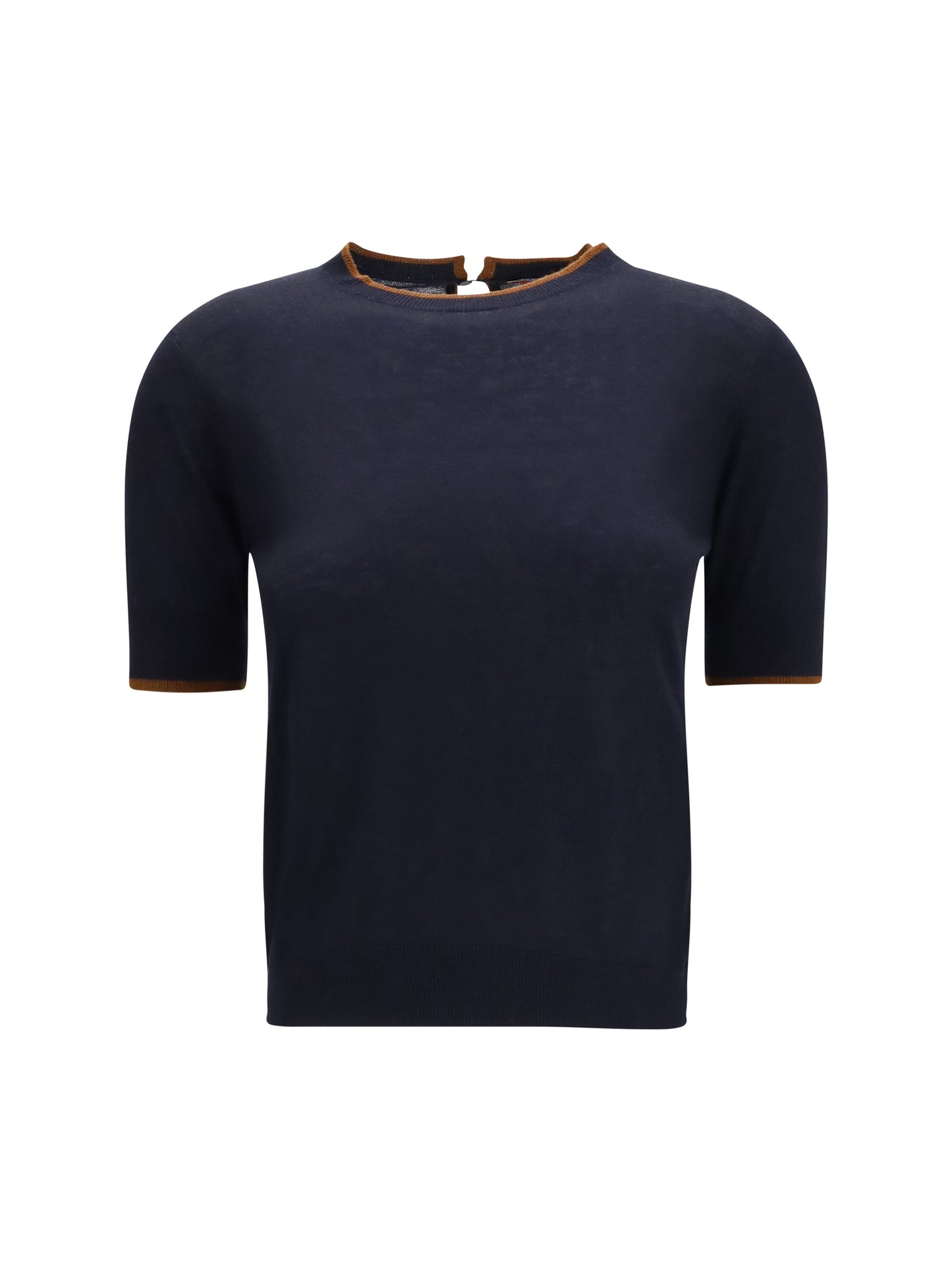 Max Mara Studio Women Silk And Wool T-Shirt MAX MARA STUDIO